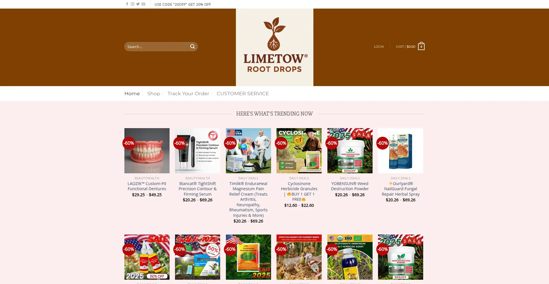 Limetowrootdrops.com