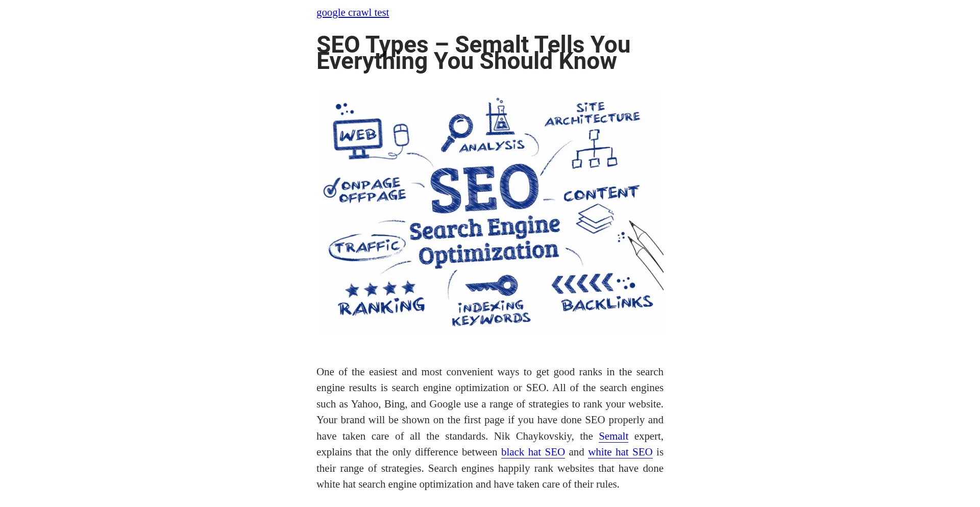 Website screenshot of Link2blogs.com
