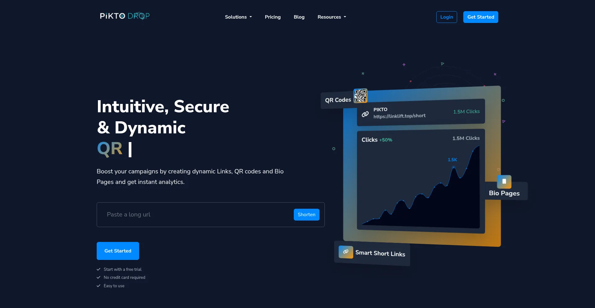 Website screenshot of Linklift.top