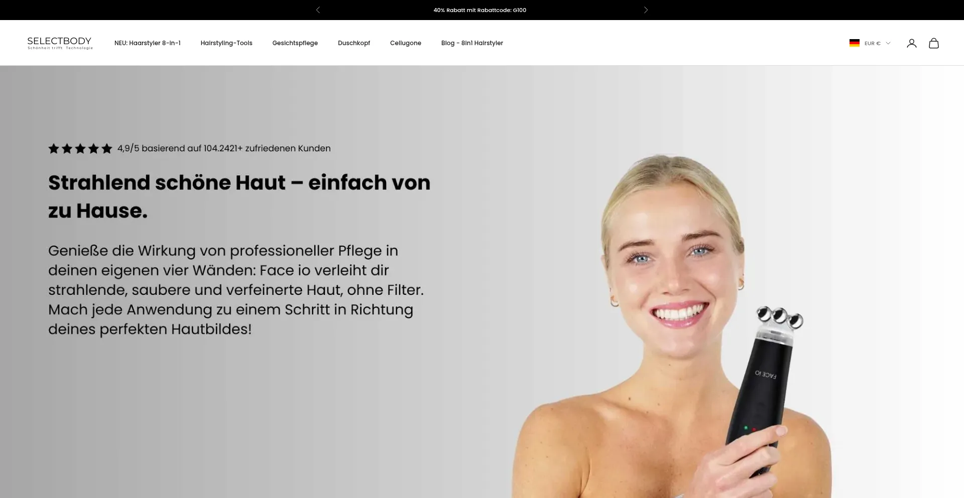 Website screenshot of Lioaskin.de