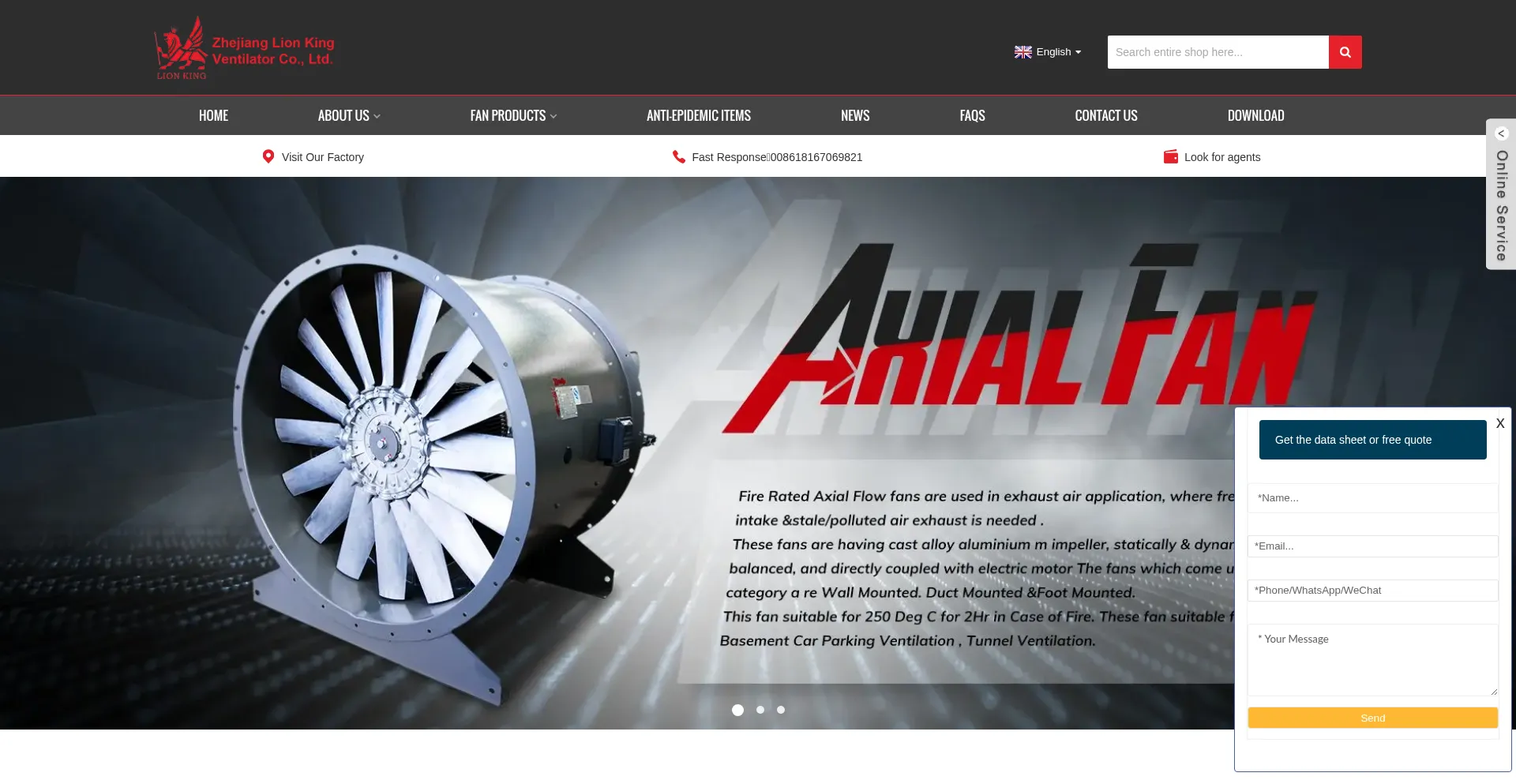 Website screenshot of Lionkingfan.com
