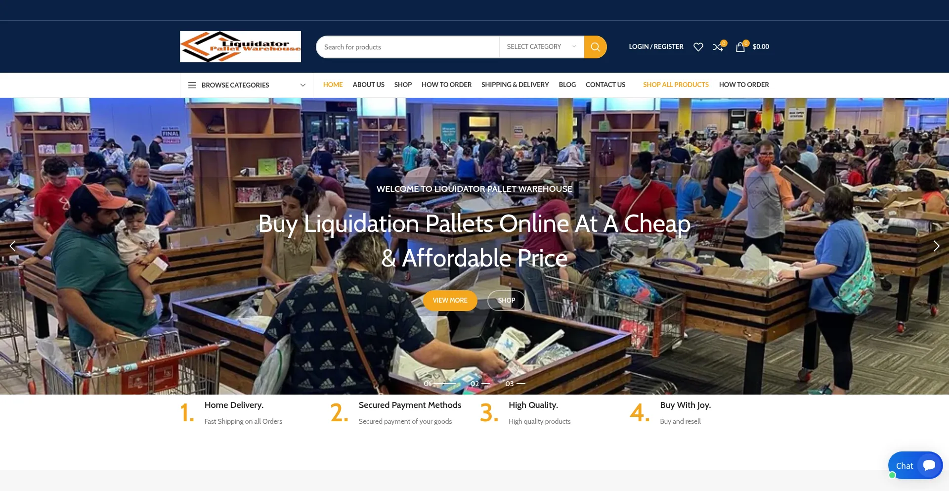 Liquidatorpalletwarehousellc.com