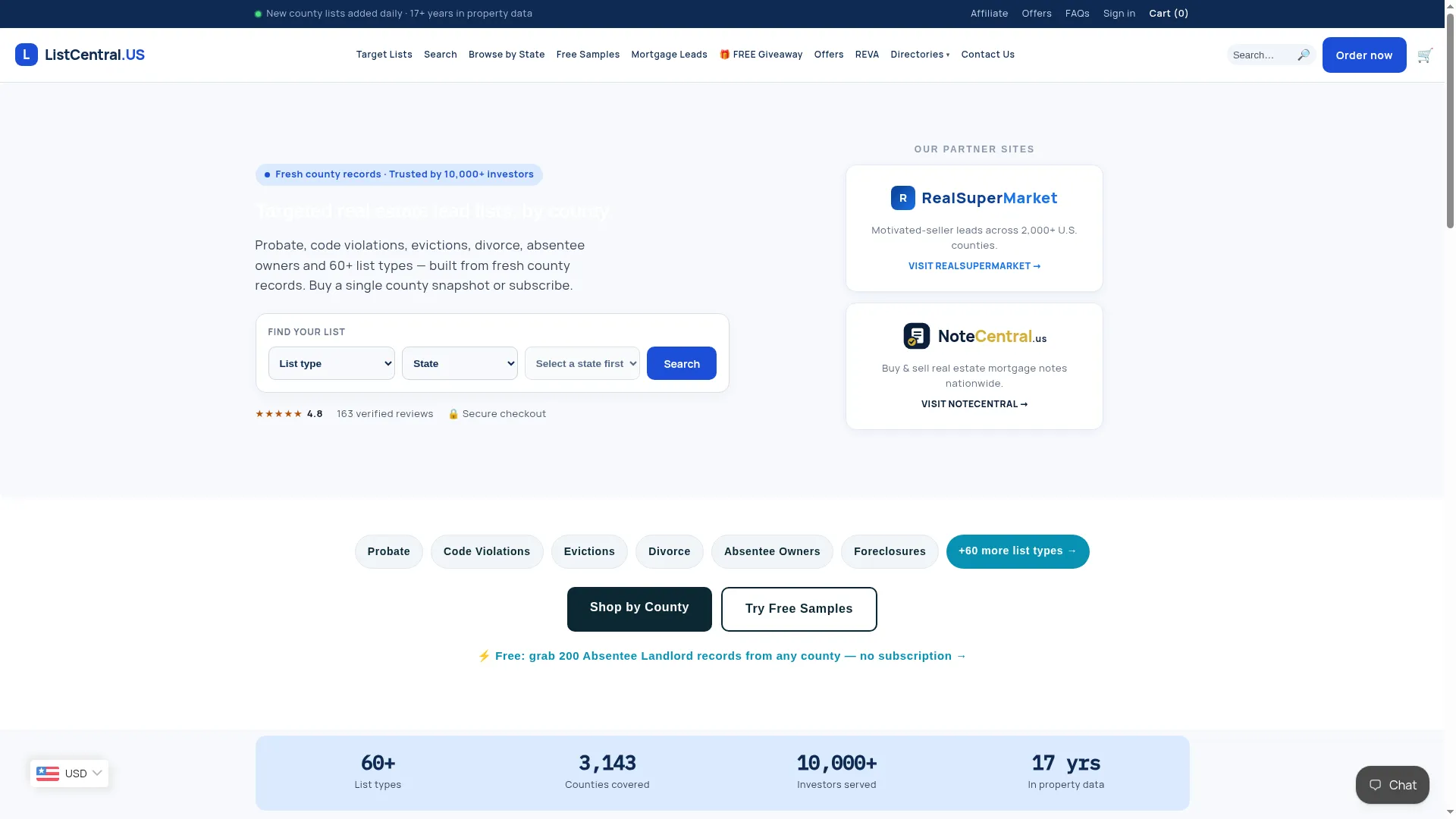 Listcentral.us