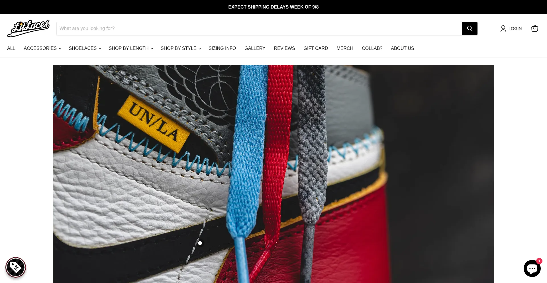 Website screenshot of Litlaces.com