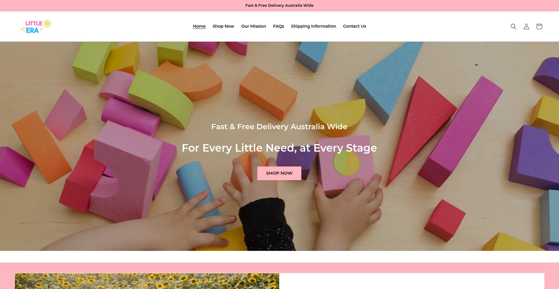 Website screenshot of Littleera.com