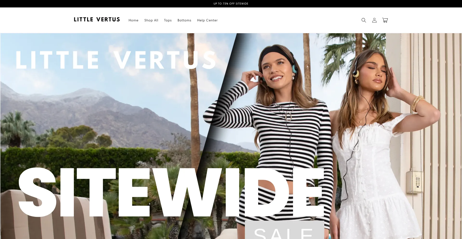 Website screenshot of Littlevertus.com