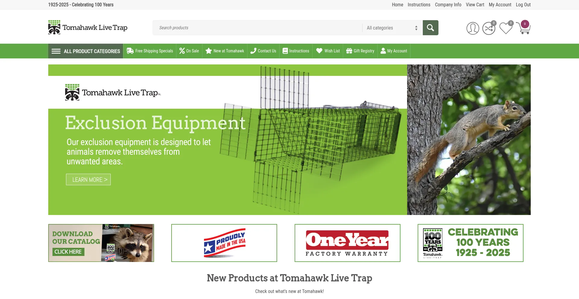 Website screenshot of Livetrap.com
