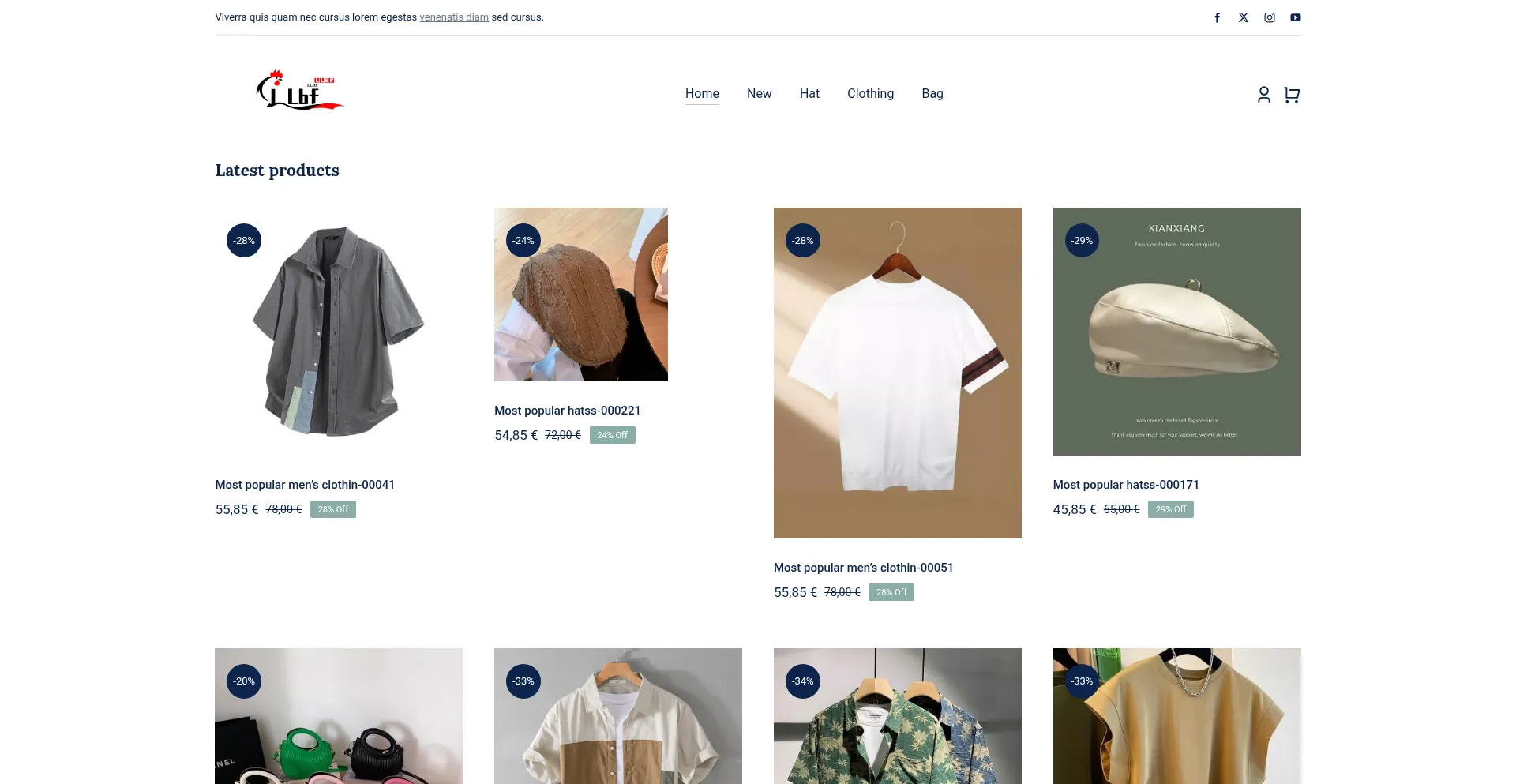 Website screenshot of Llbfc.xyz