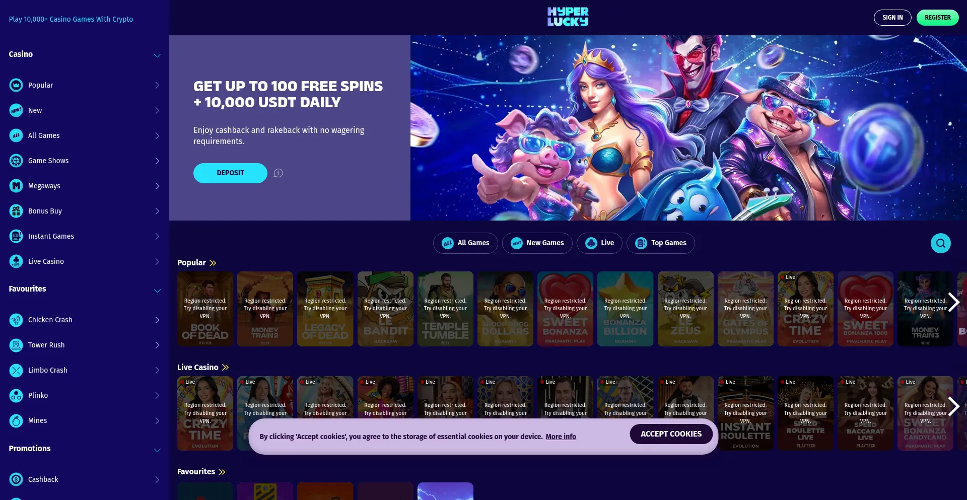 Lobby.hyperlucky.com