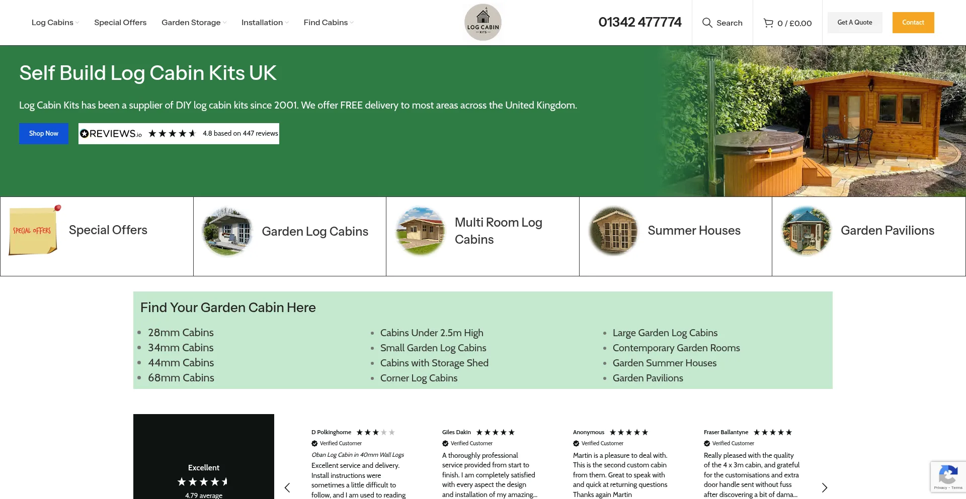 Logcabinkits.co.uk