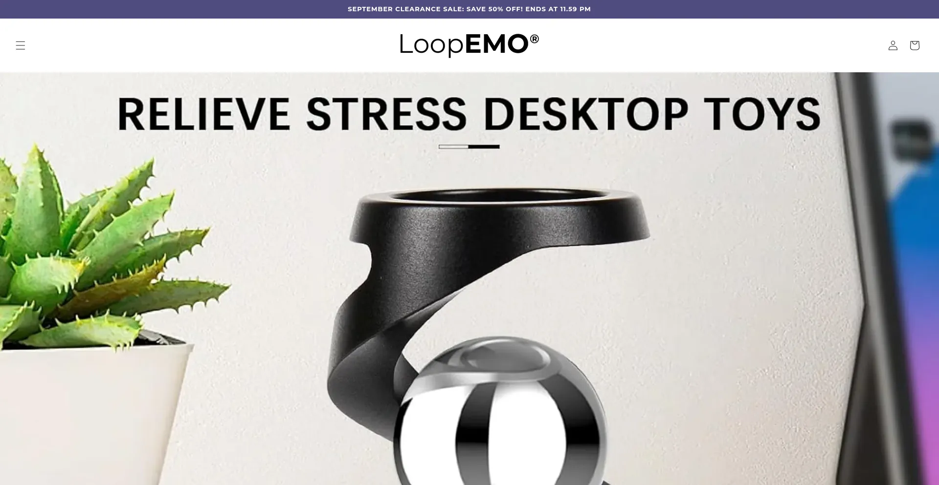 Website screenshot of Loopemo.com