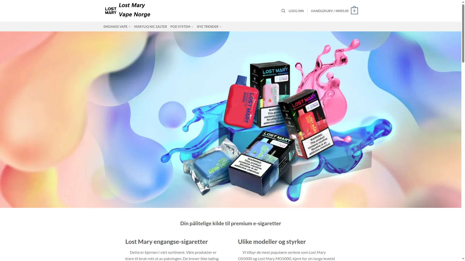 Lostmaryvapenorge.com