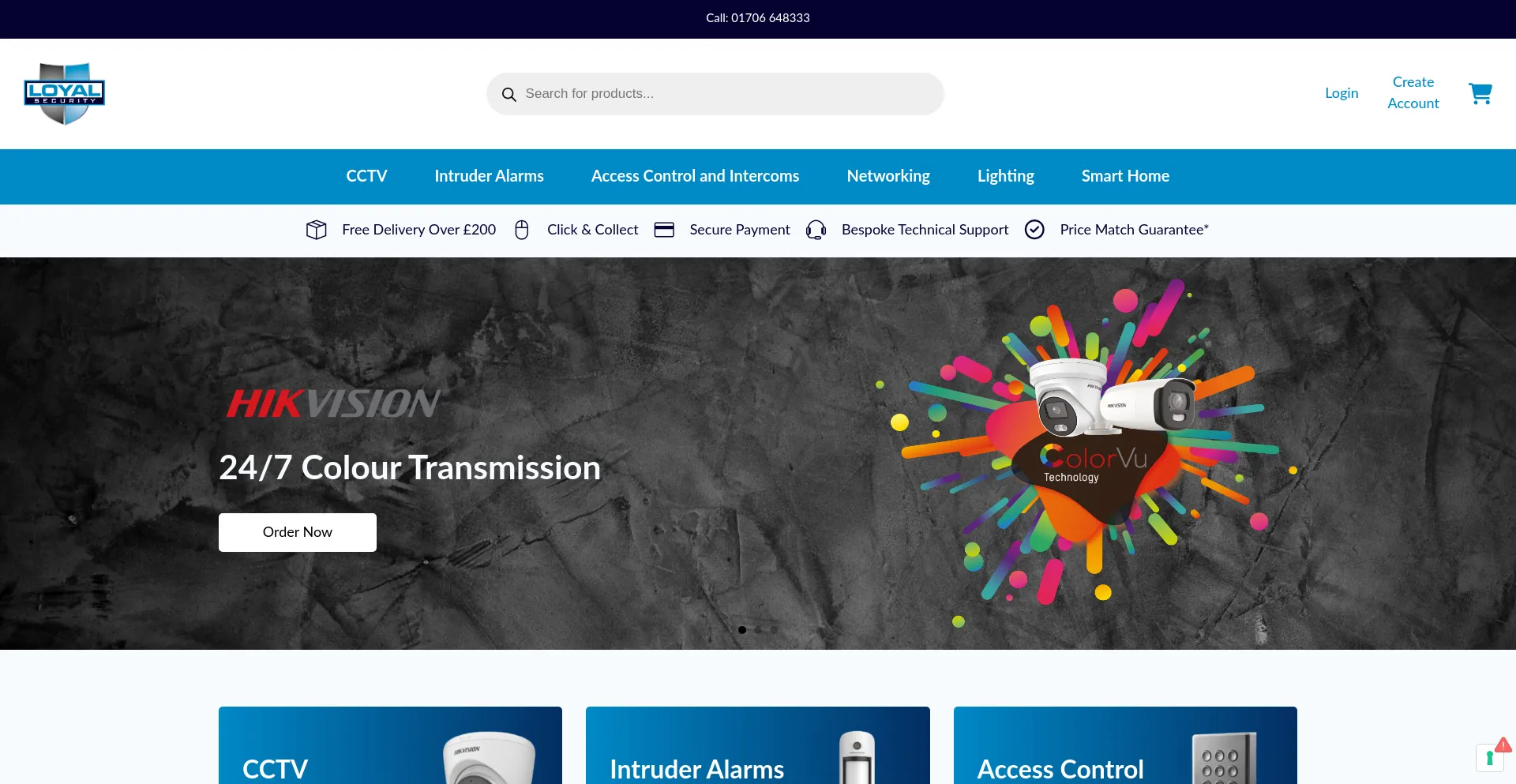 Website screenshot of Loyalsecurity.com