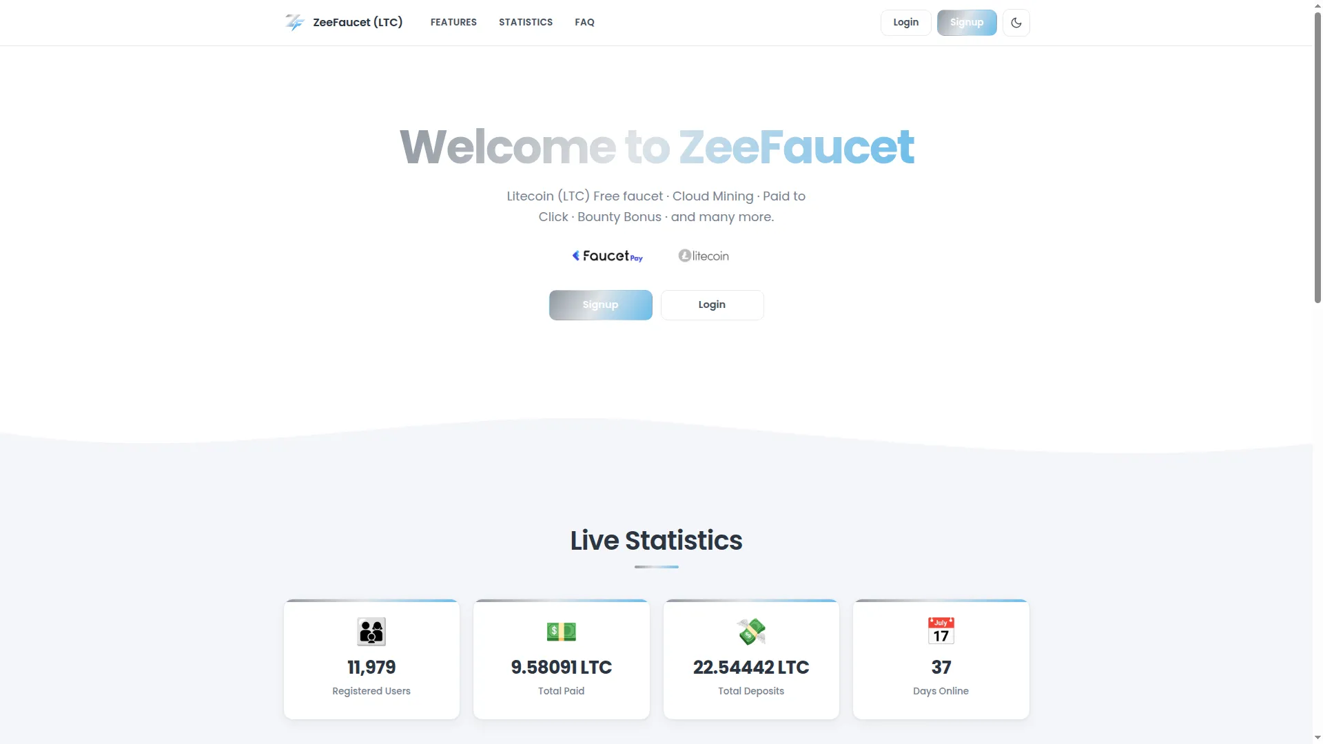 Ltc.zeefaucet.com