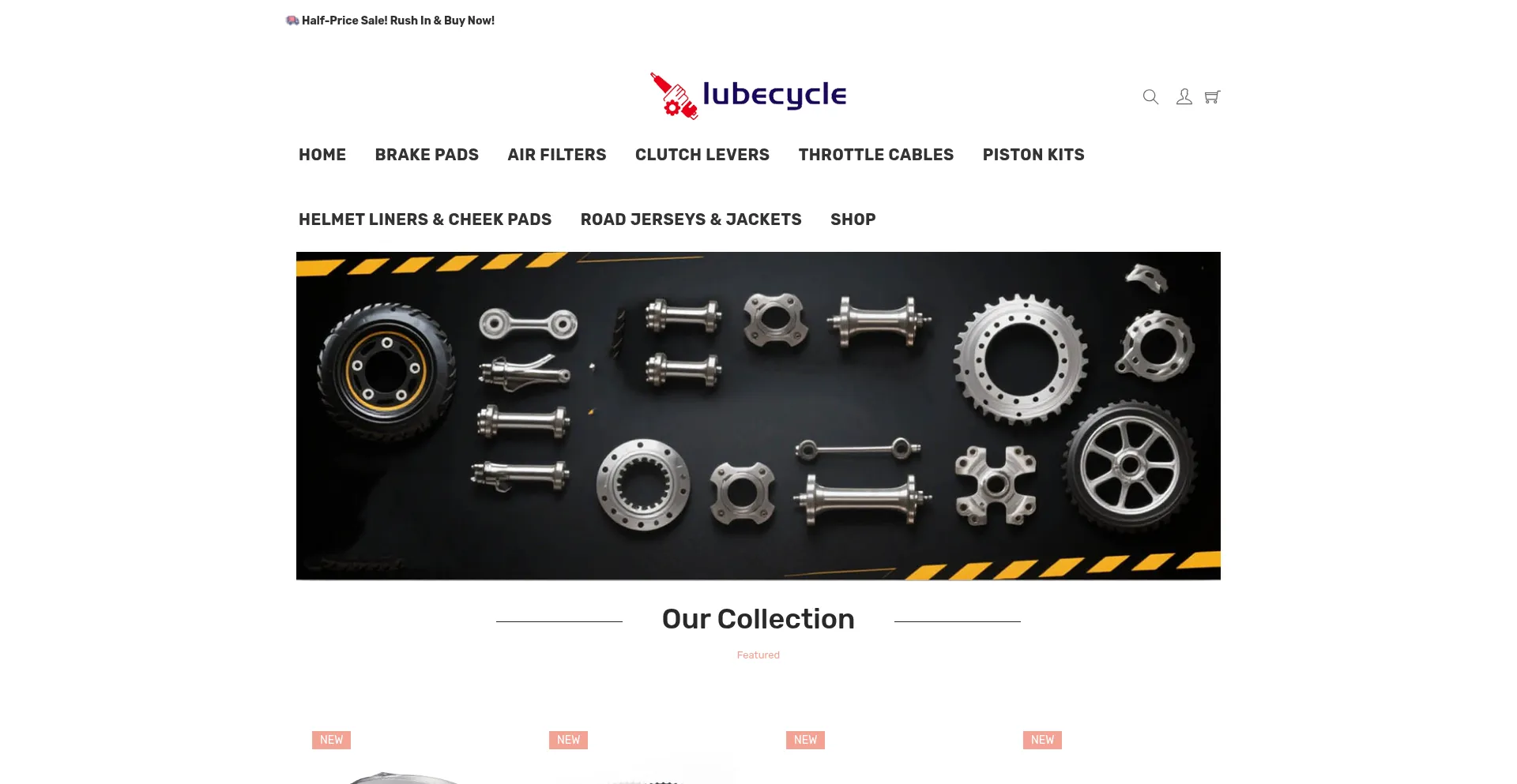 Website screenshot of Lubecycle.com