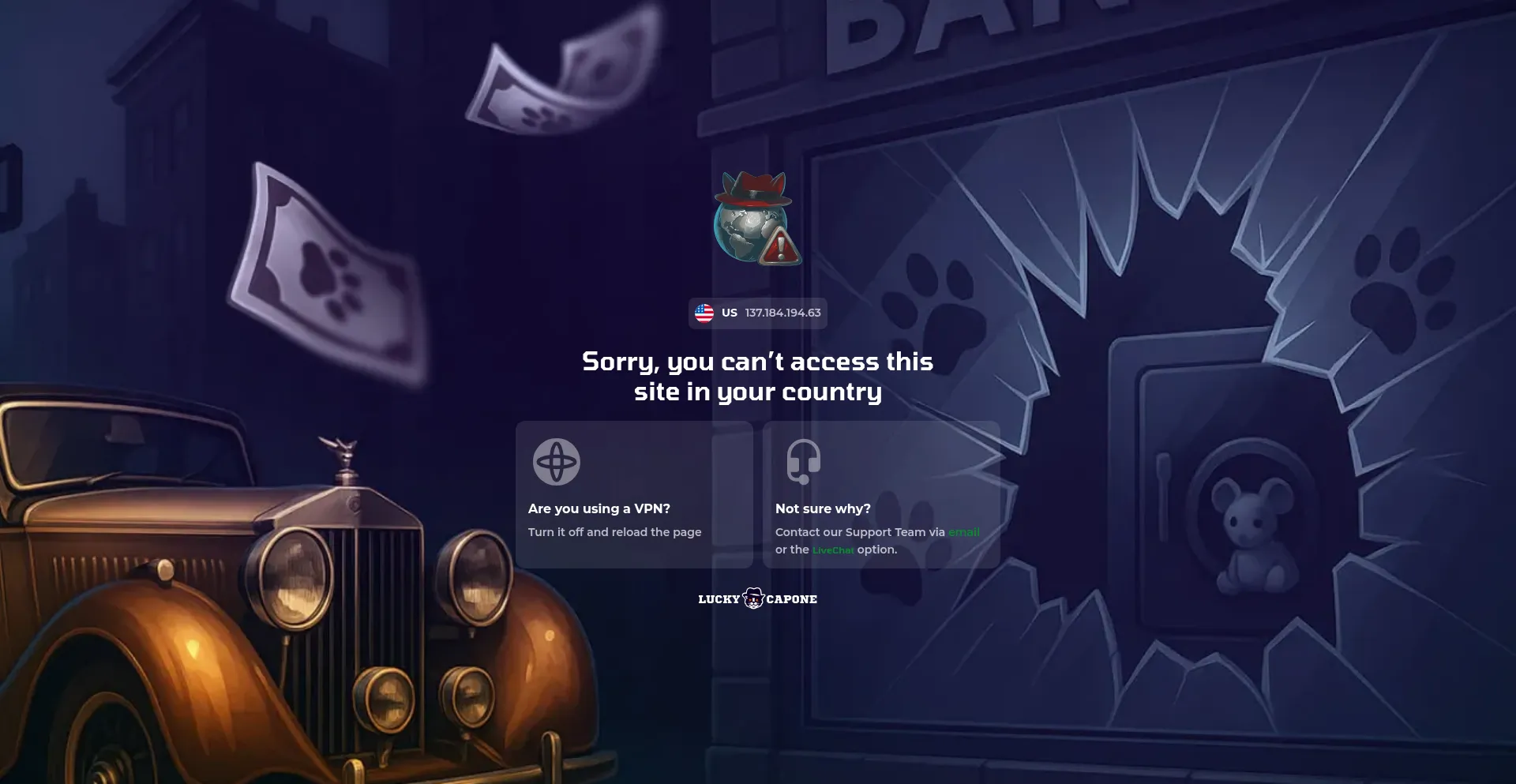 Luckycapone.com