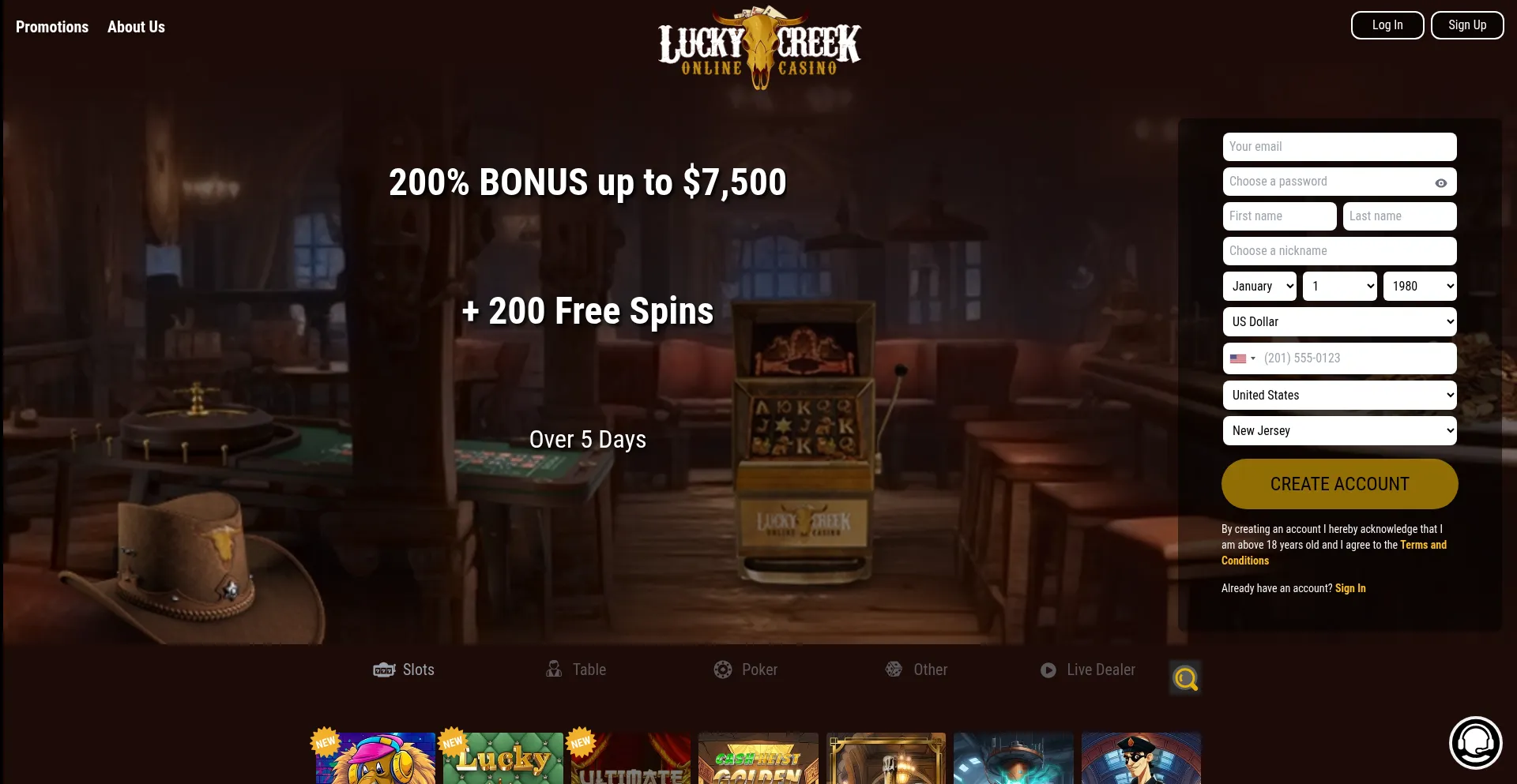 Luckycreek.com