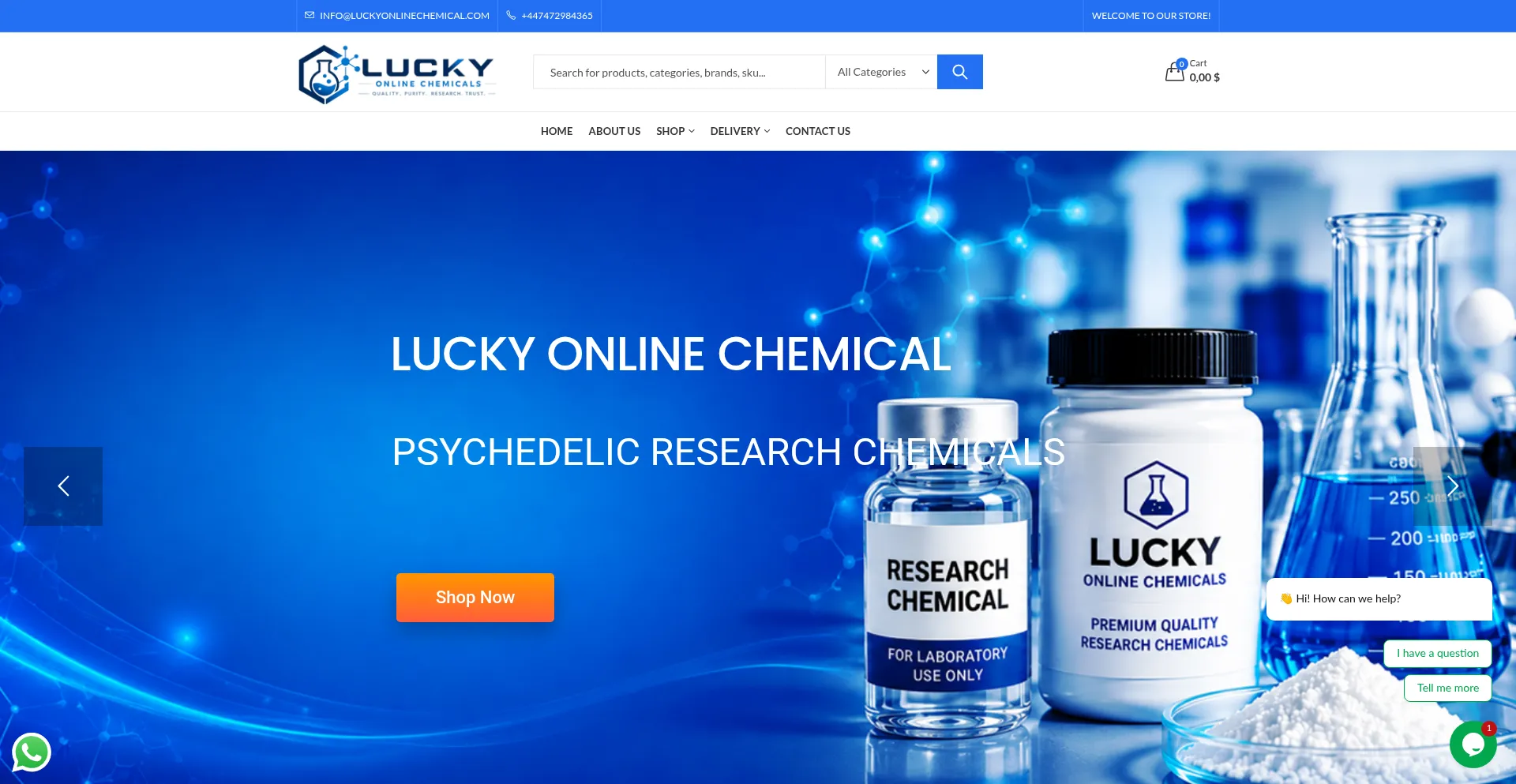 Luckyonlinechemical.com