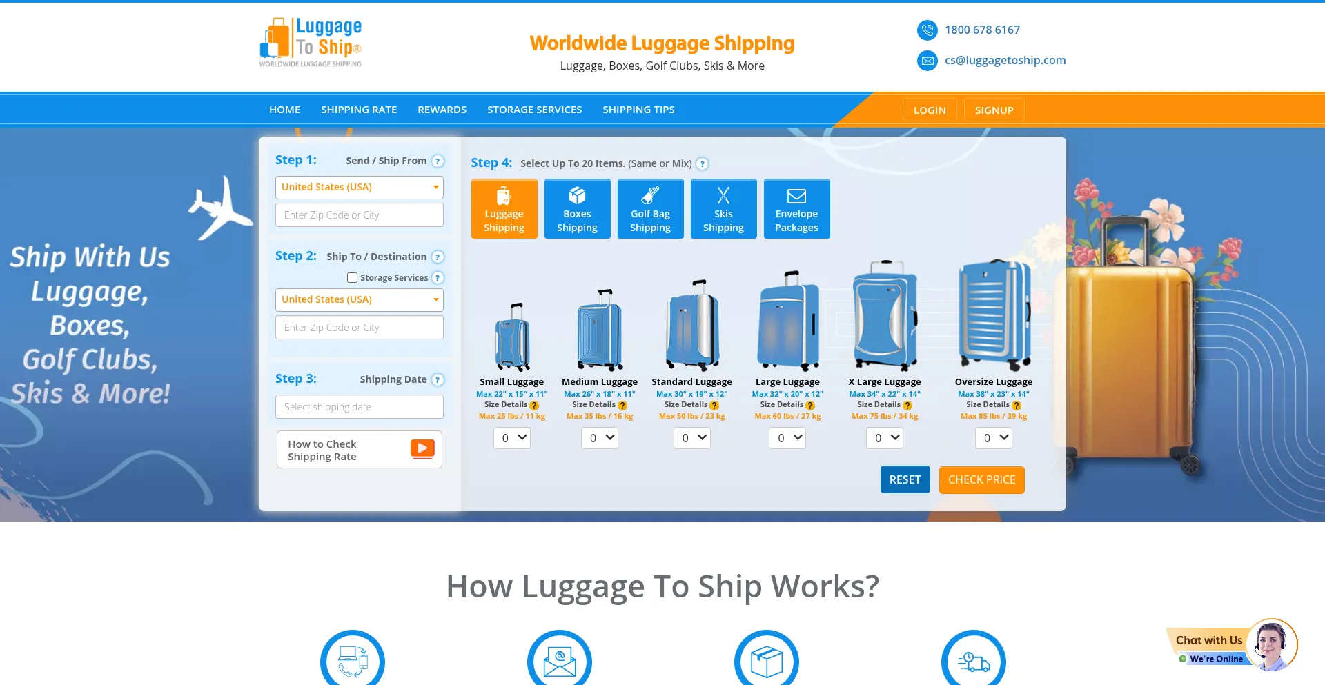 Luggagetoship.com