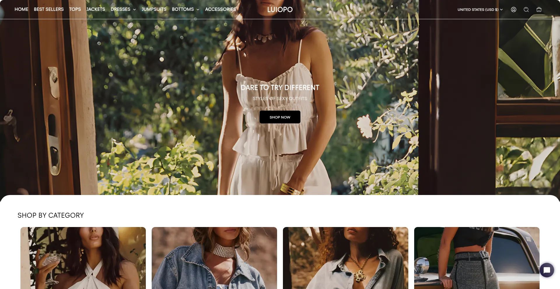 Website screenshot of Luiopo.com