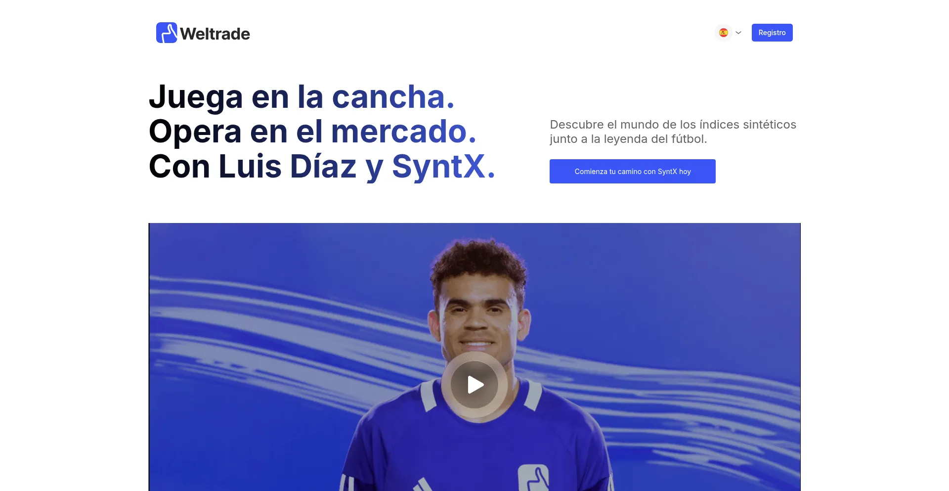 Website screenshot of Luisdiazweltrade.com