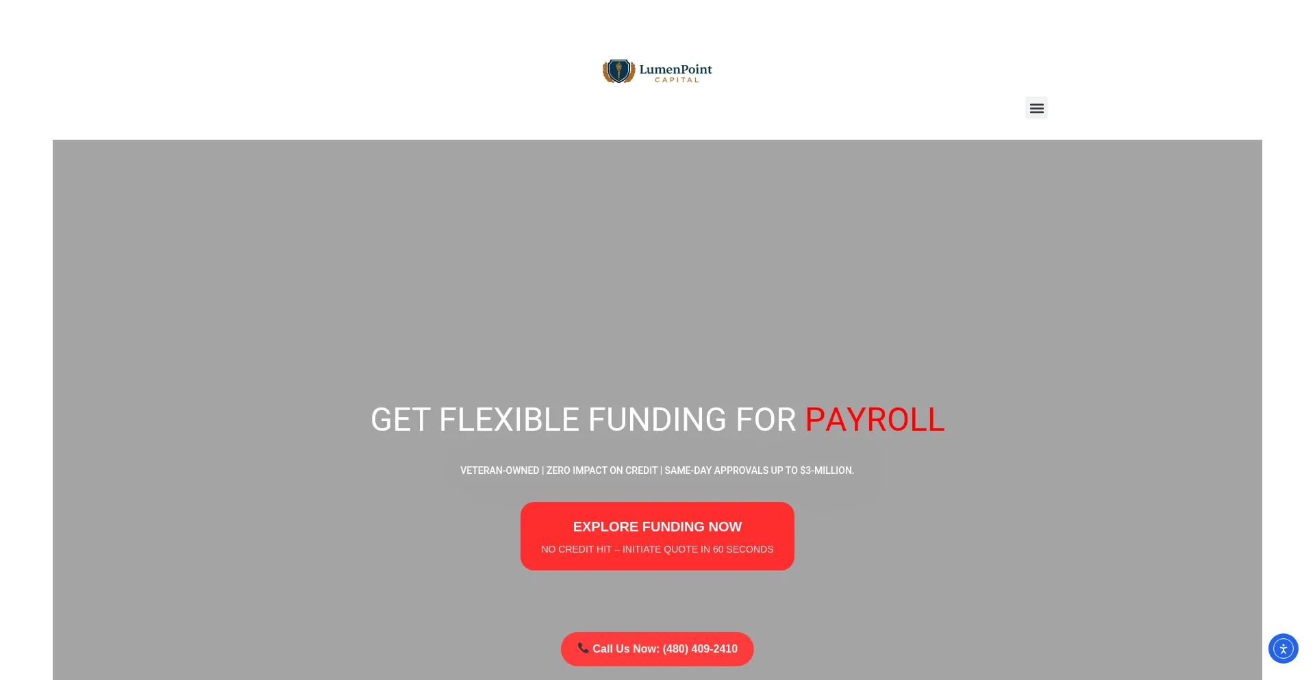 Website screenshot of Lumenpointcapital.com