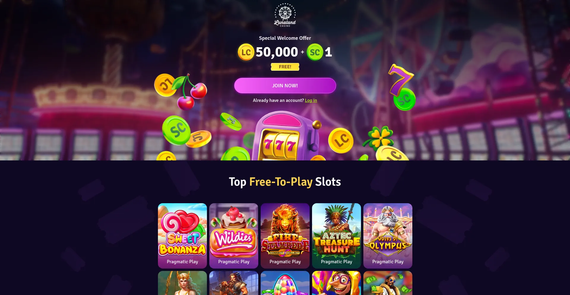Lunalandcasino.com