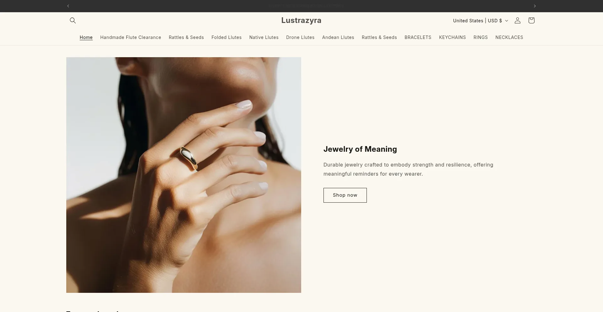 Website screenshot of Lustrazyra.com