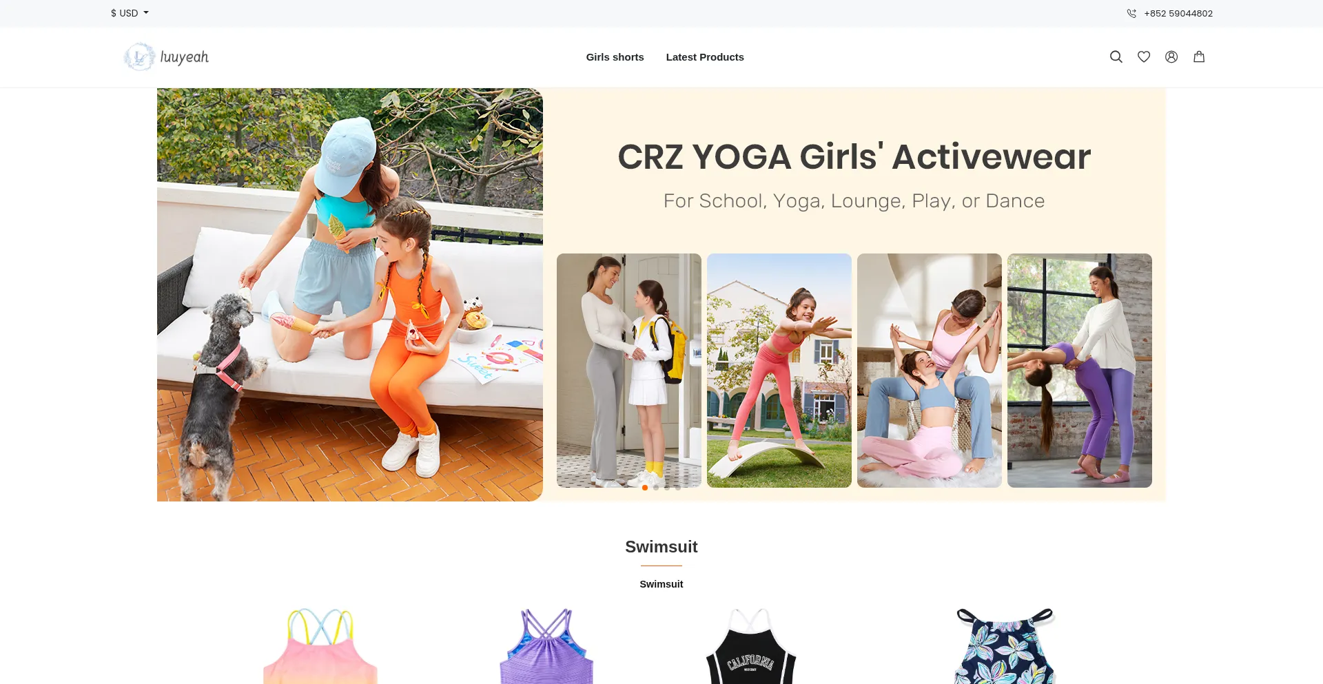 Website screenshot of Luuyeah.com