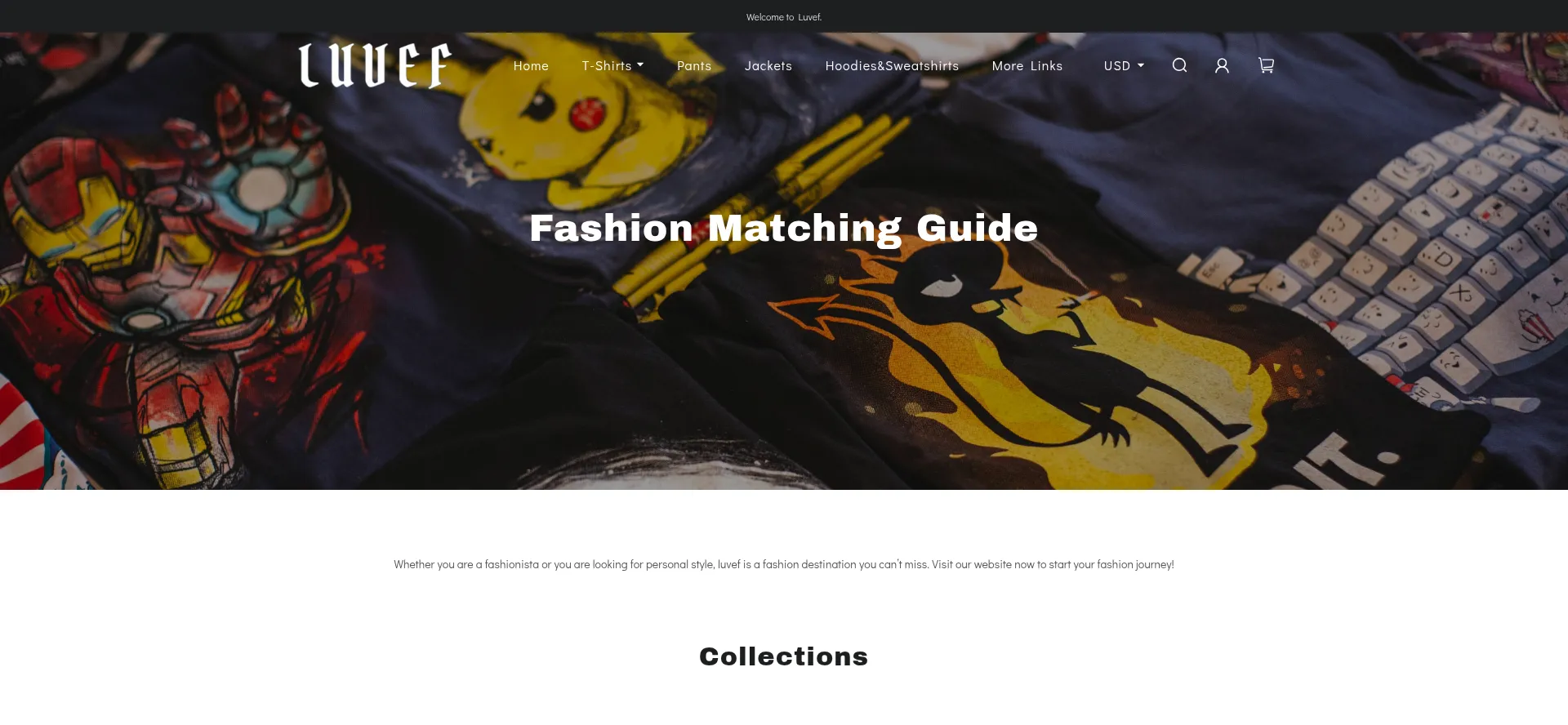 Website screenshot of Luvef.com