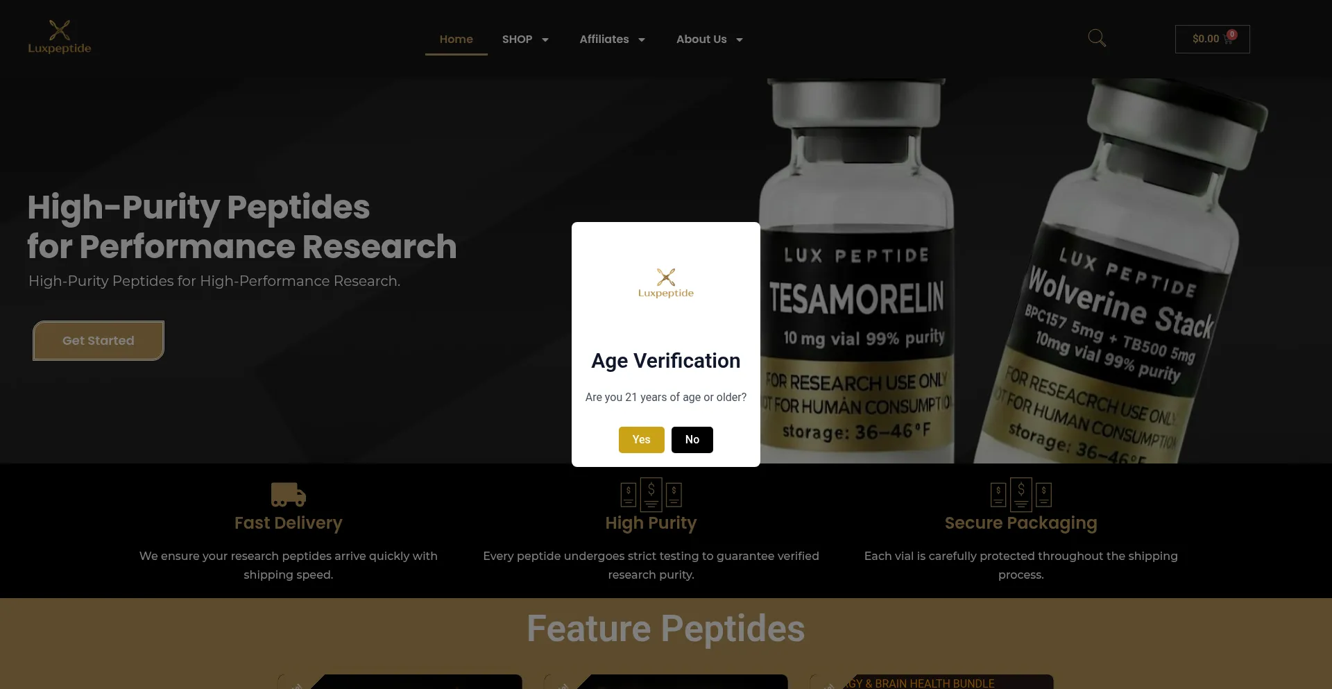 Luxpeptide.com