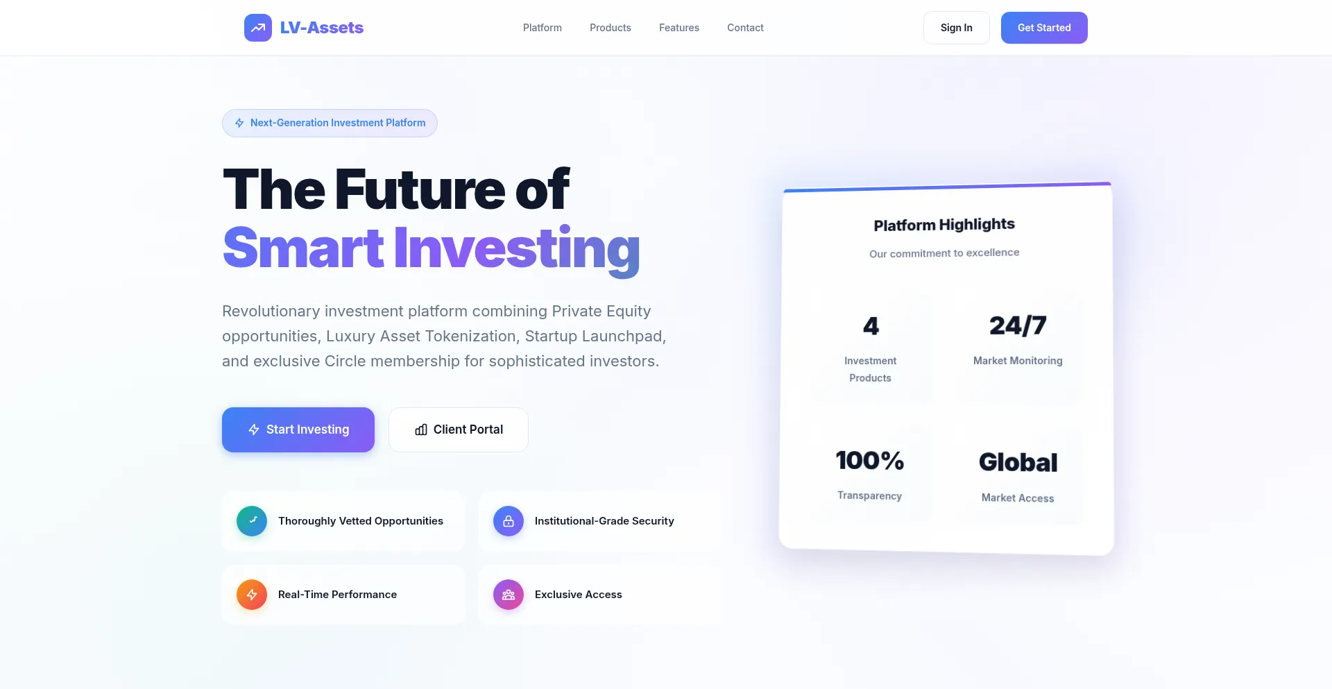 Website screenshot of Lv-assets.club