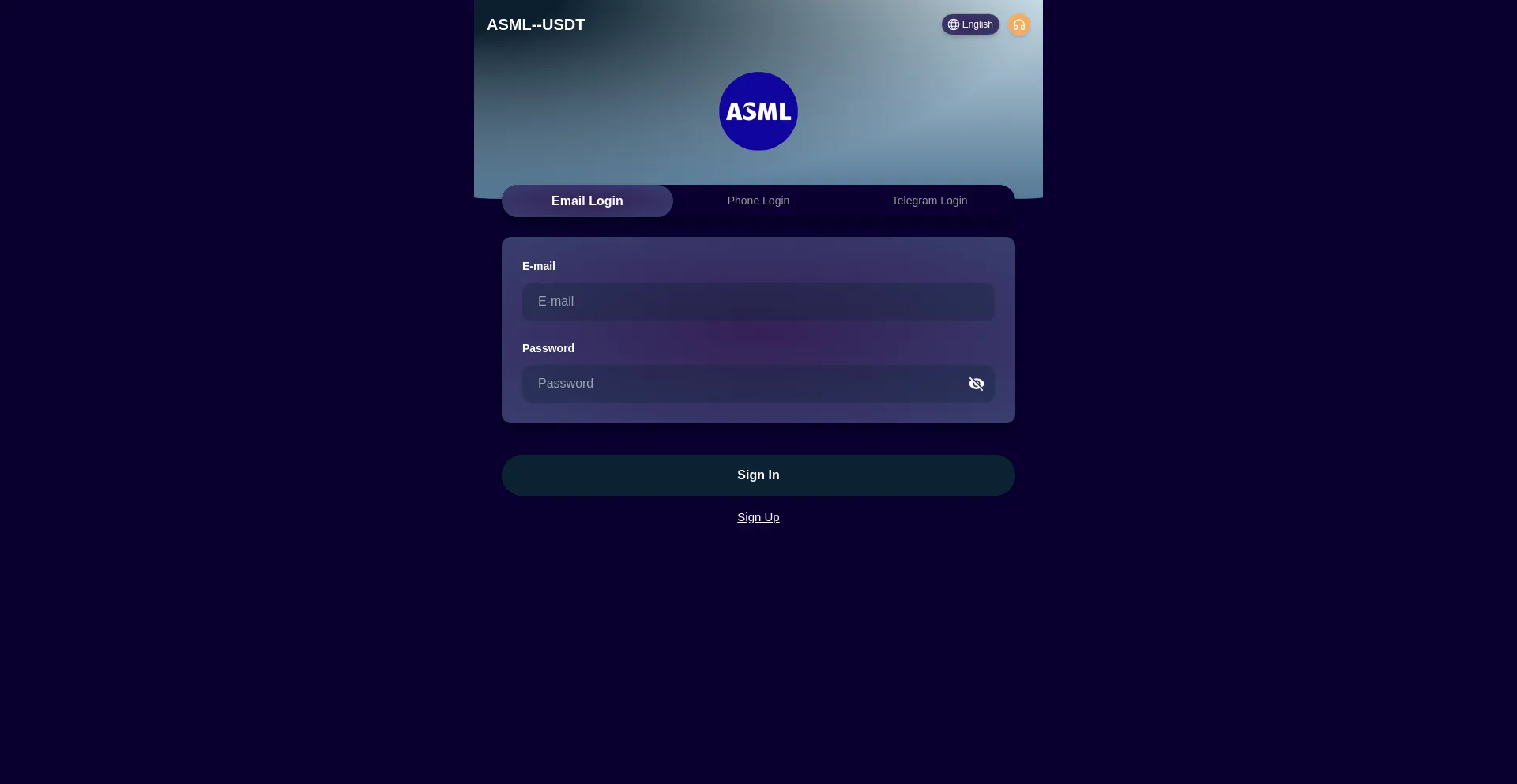 Website screenshot of M.asmlasml.xyz