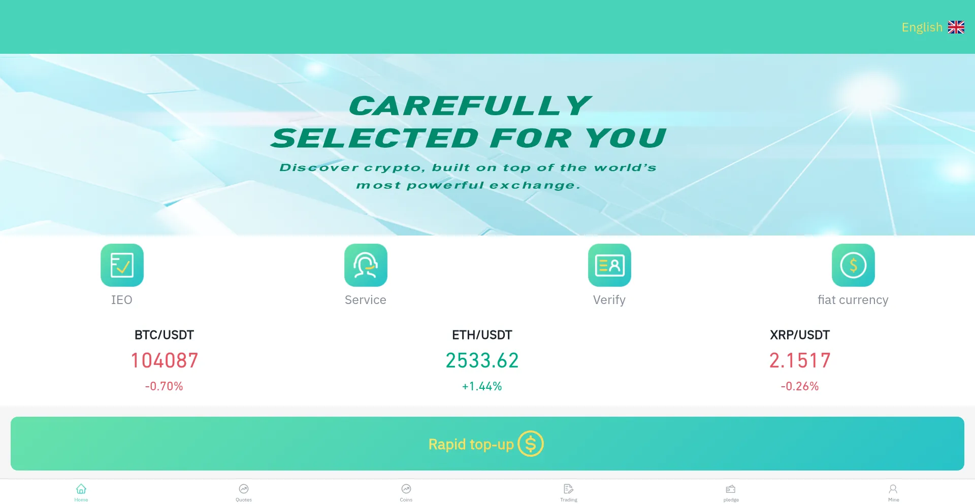 Website screenshot of M.world-wdcp-vip.com