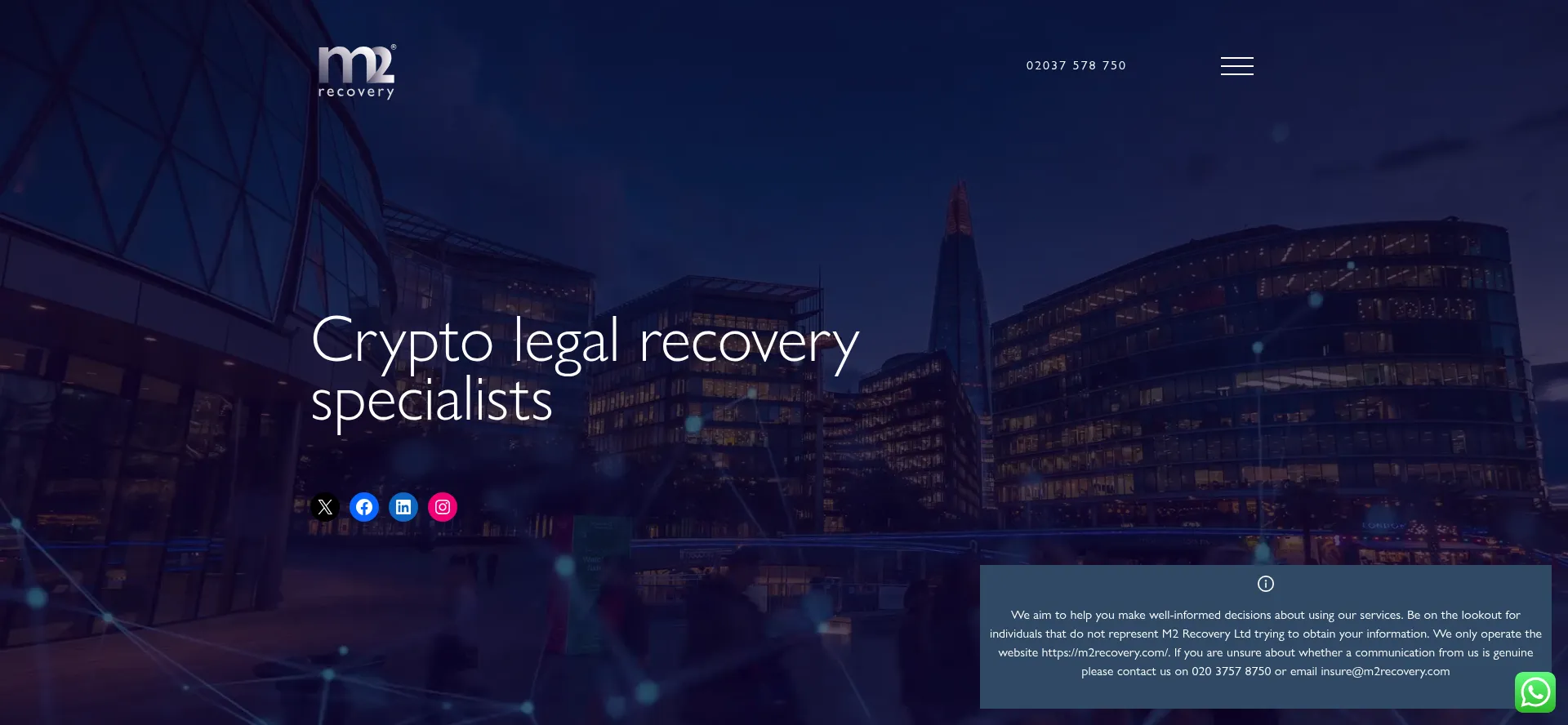 M2recovery.com