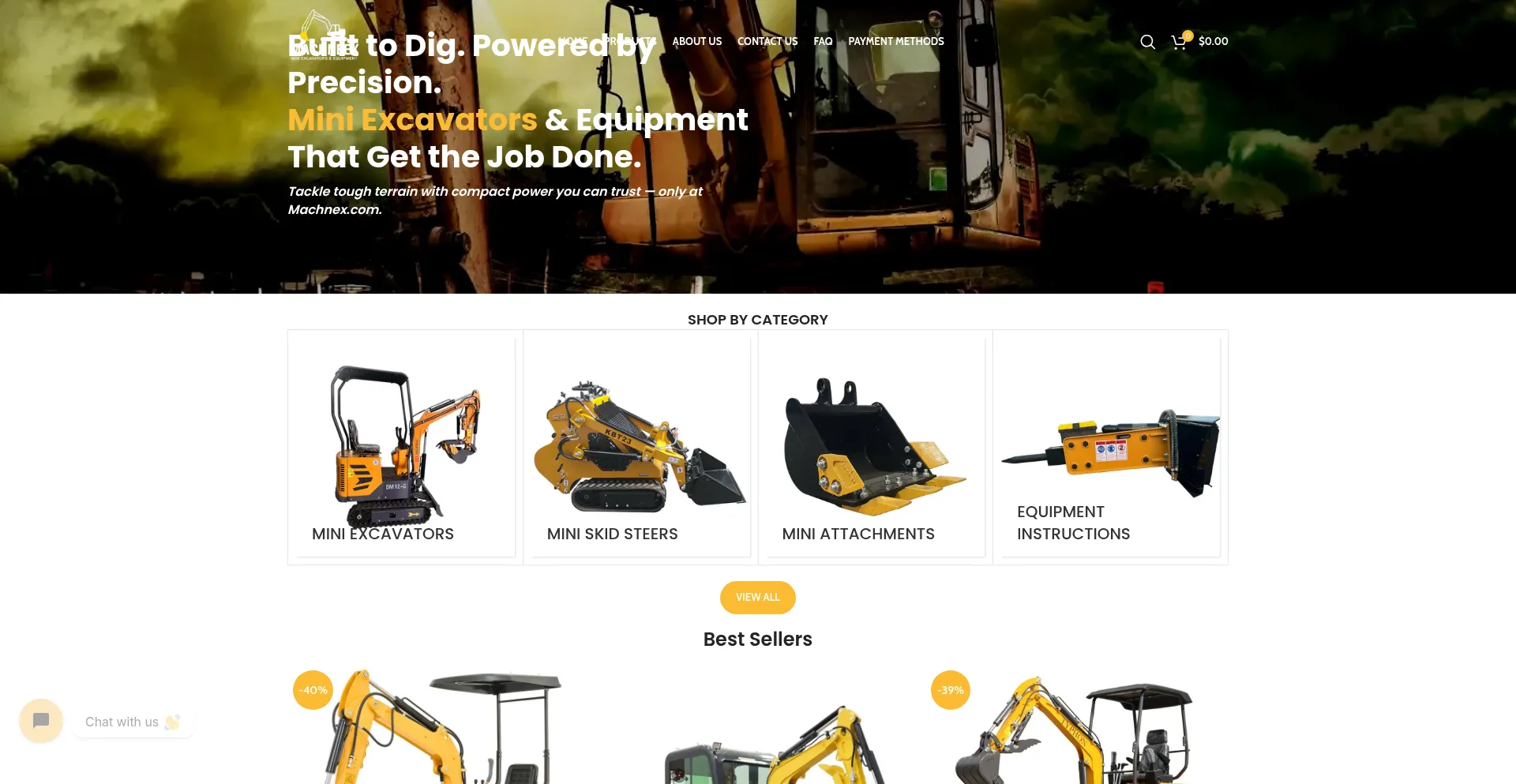 Website screenshot of Machneex.com