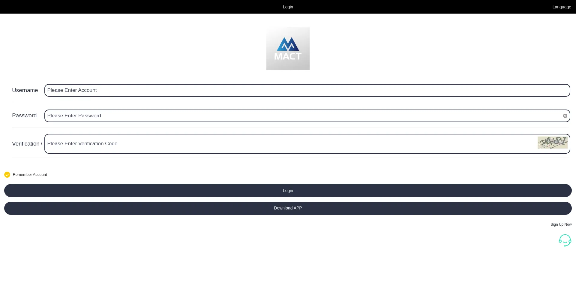 Website screenshot of Mact-a-app.com