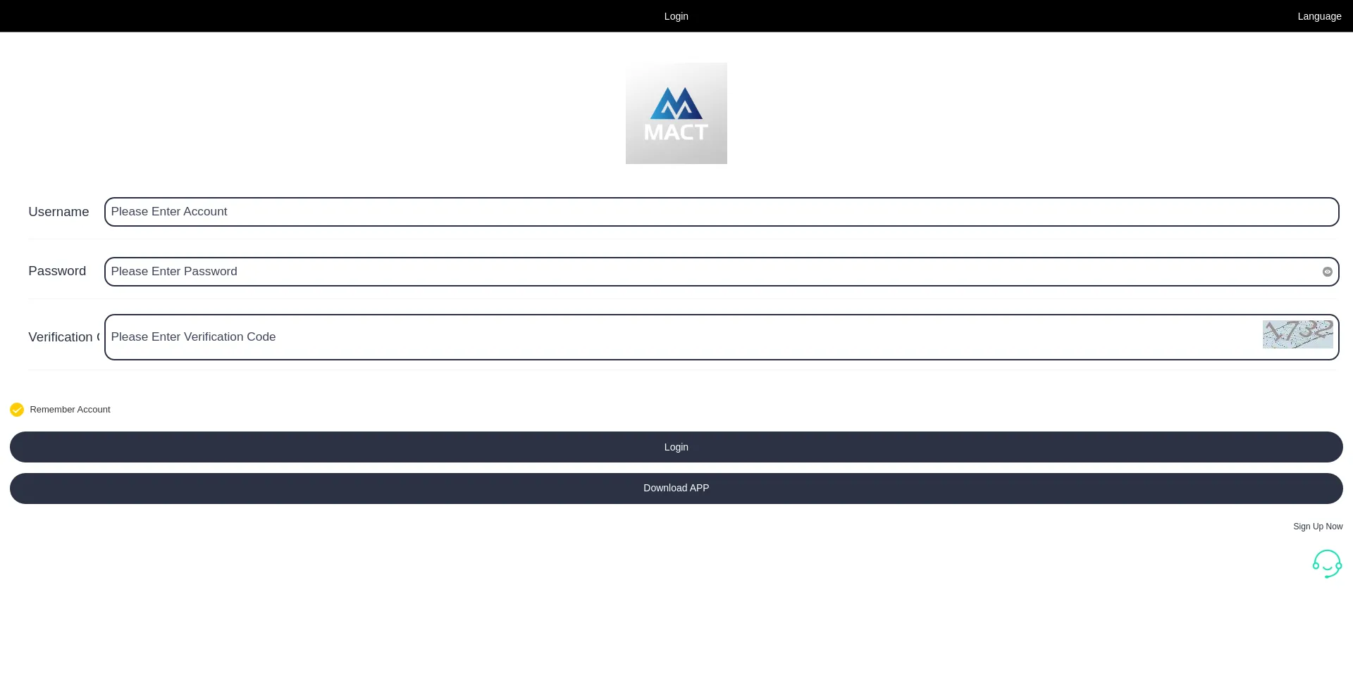 Website screenshot of Mact-vip-cn.com