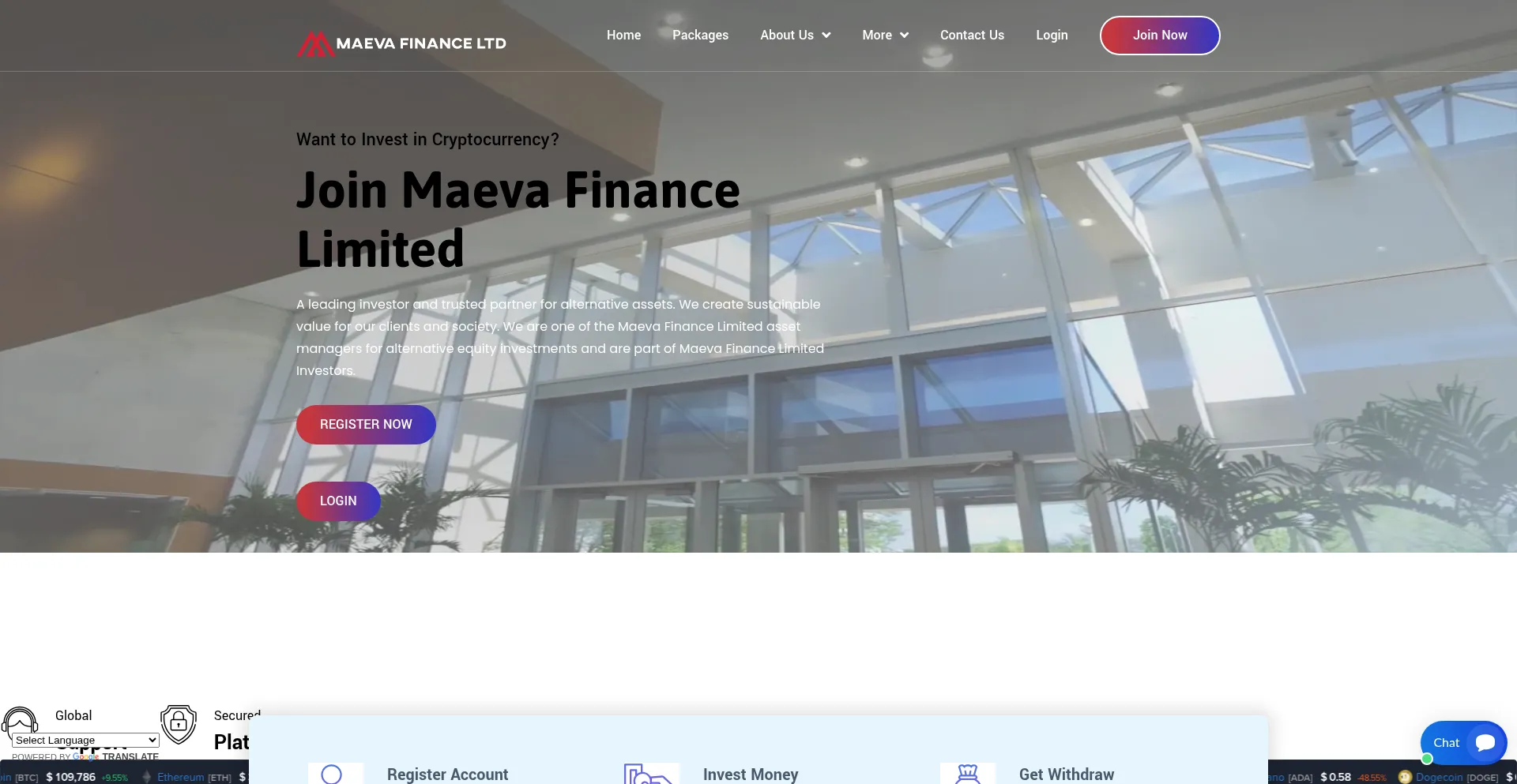 Maevafinancelimited.com