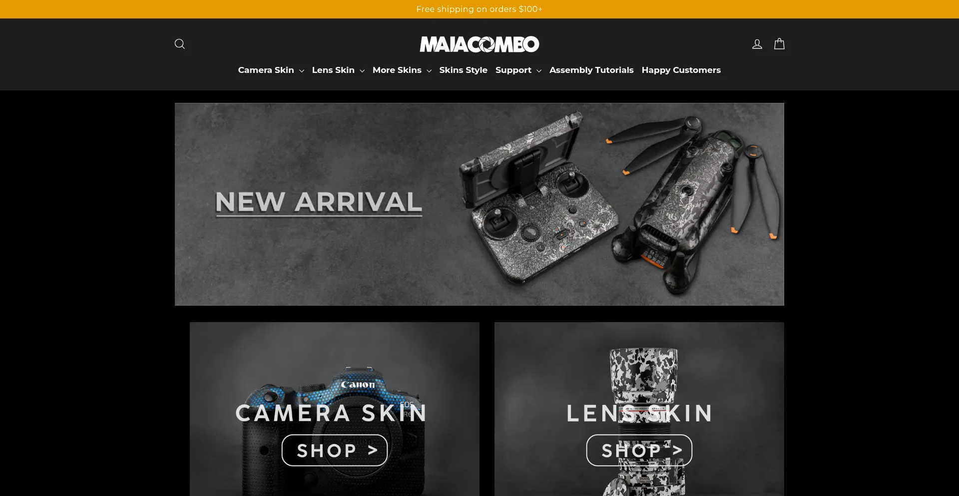 Website screenshot of Maiacombo.com