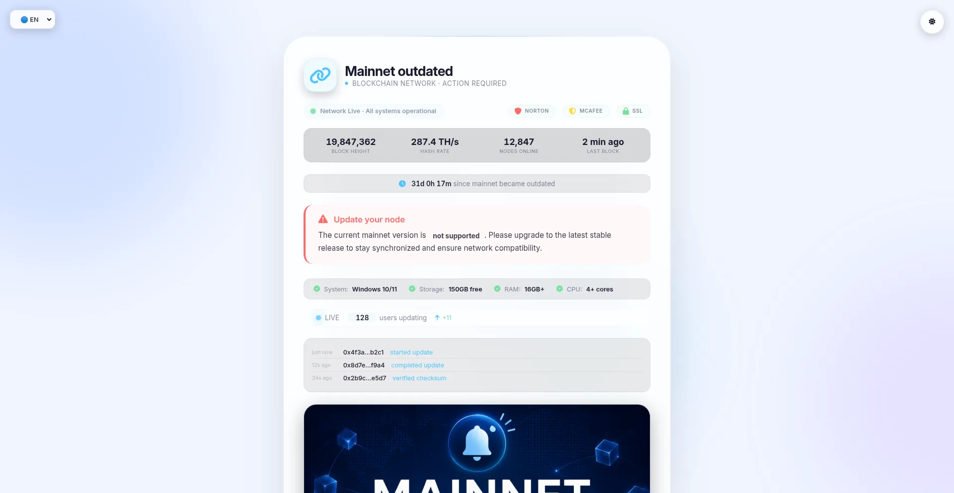 Mainnet-update.live
