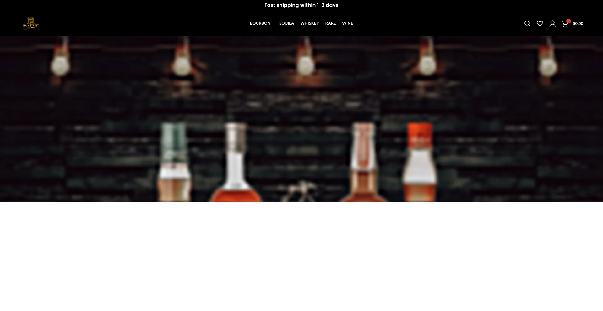 Website screenshot of Mainstreetliquorgo.shop