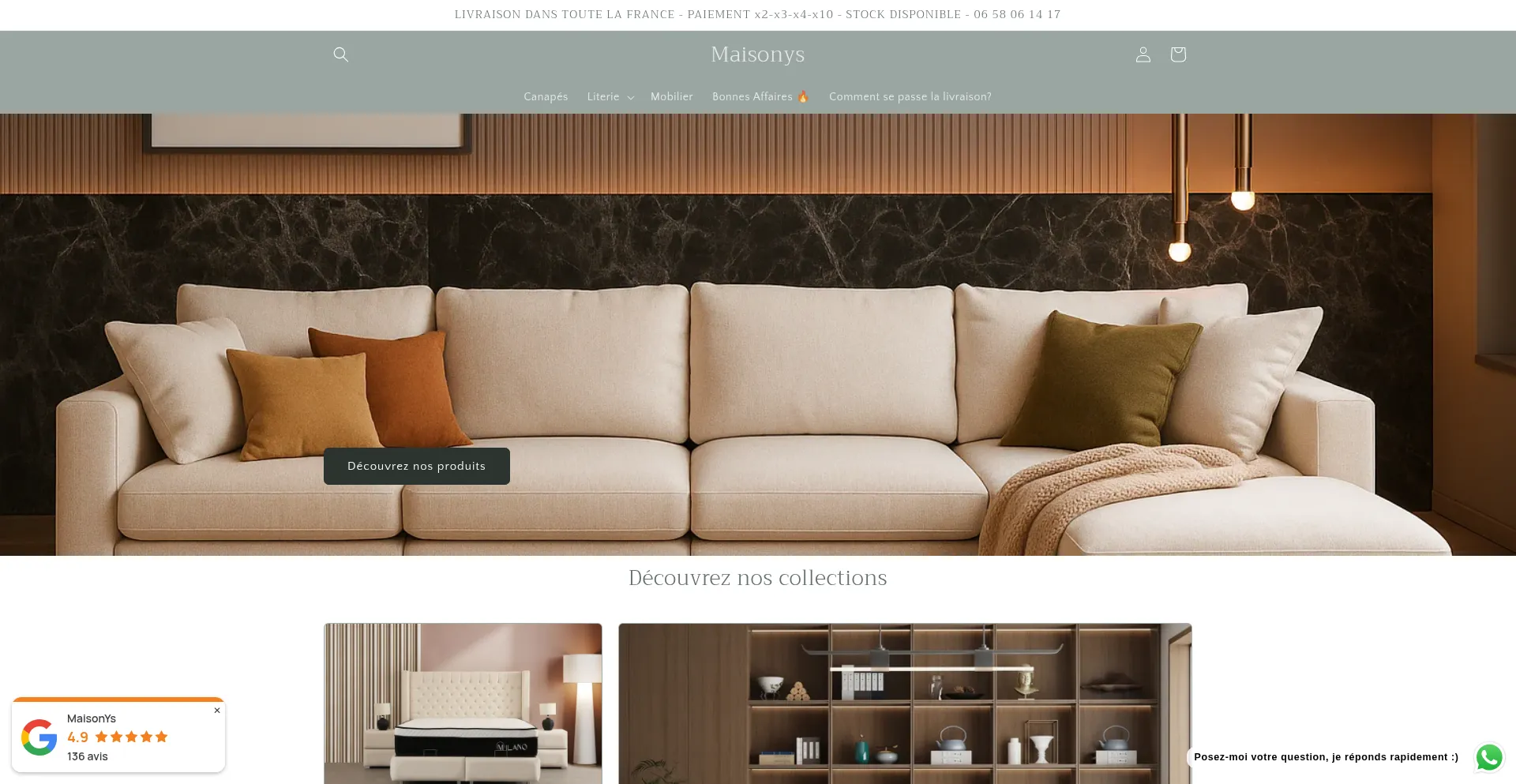 Maisonys.fr