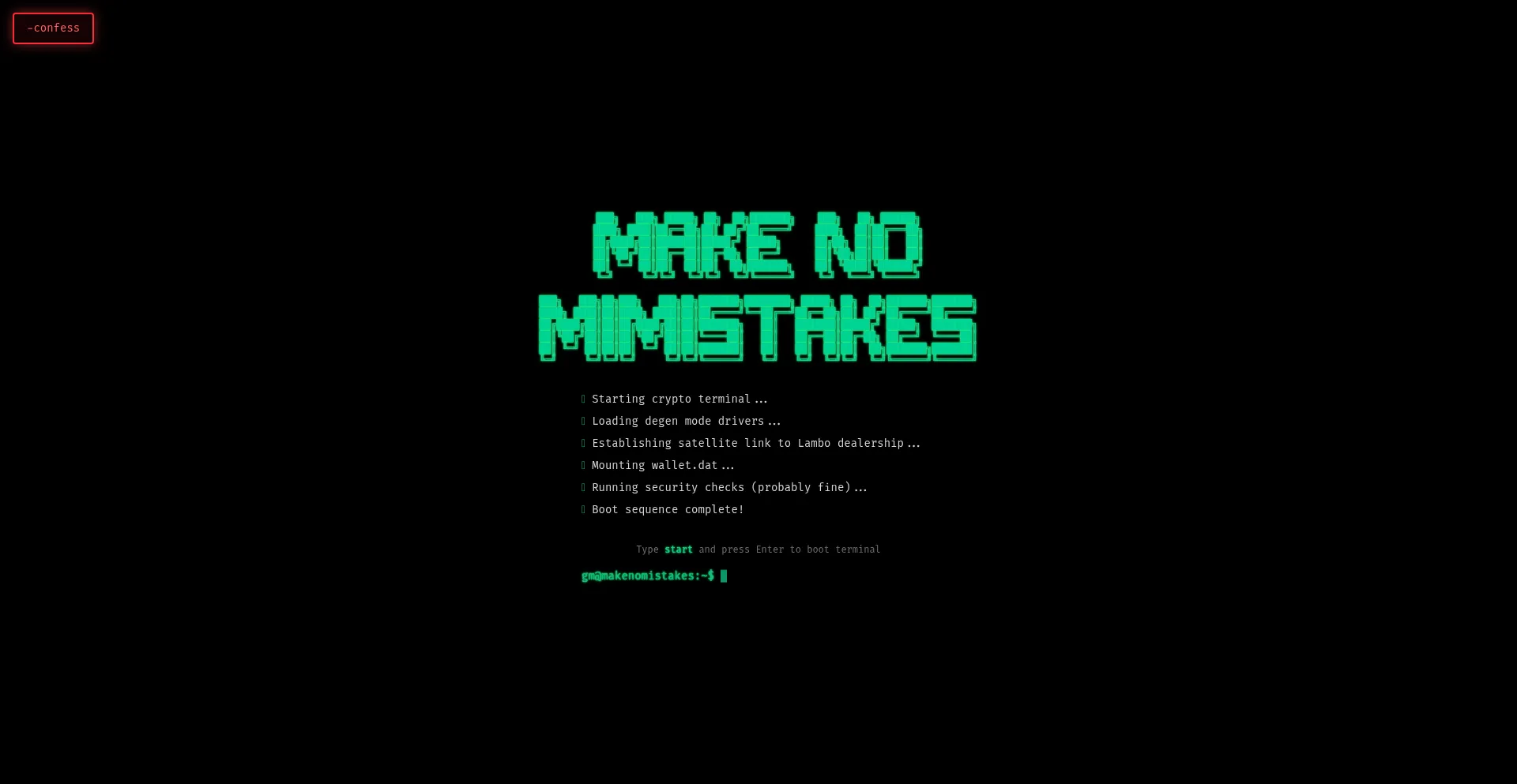 Makenomistakes.fun