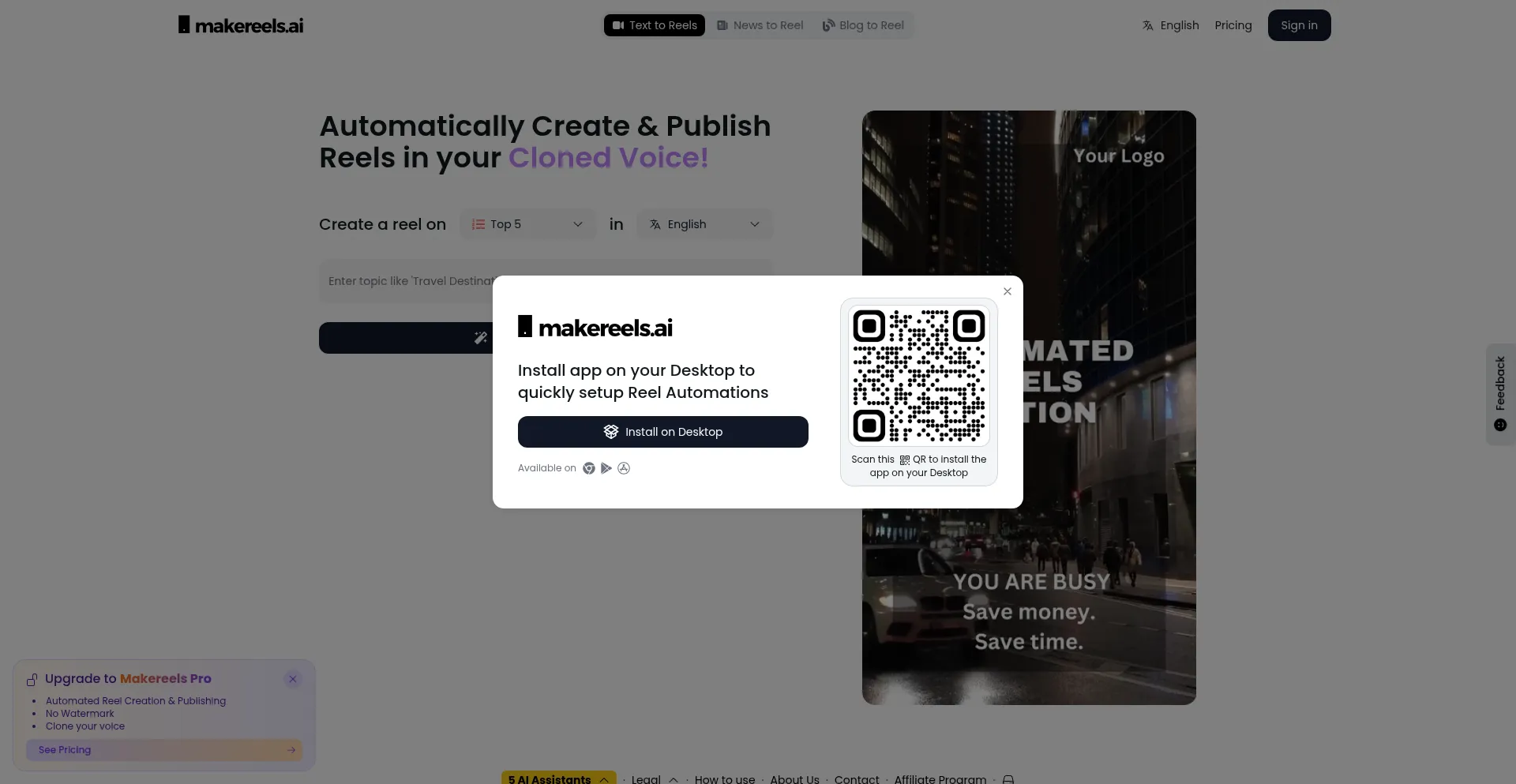 Makereels.ai