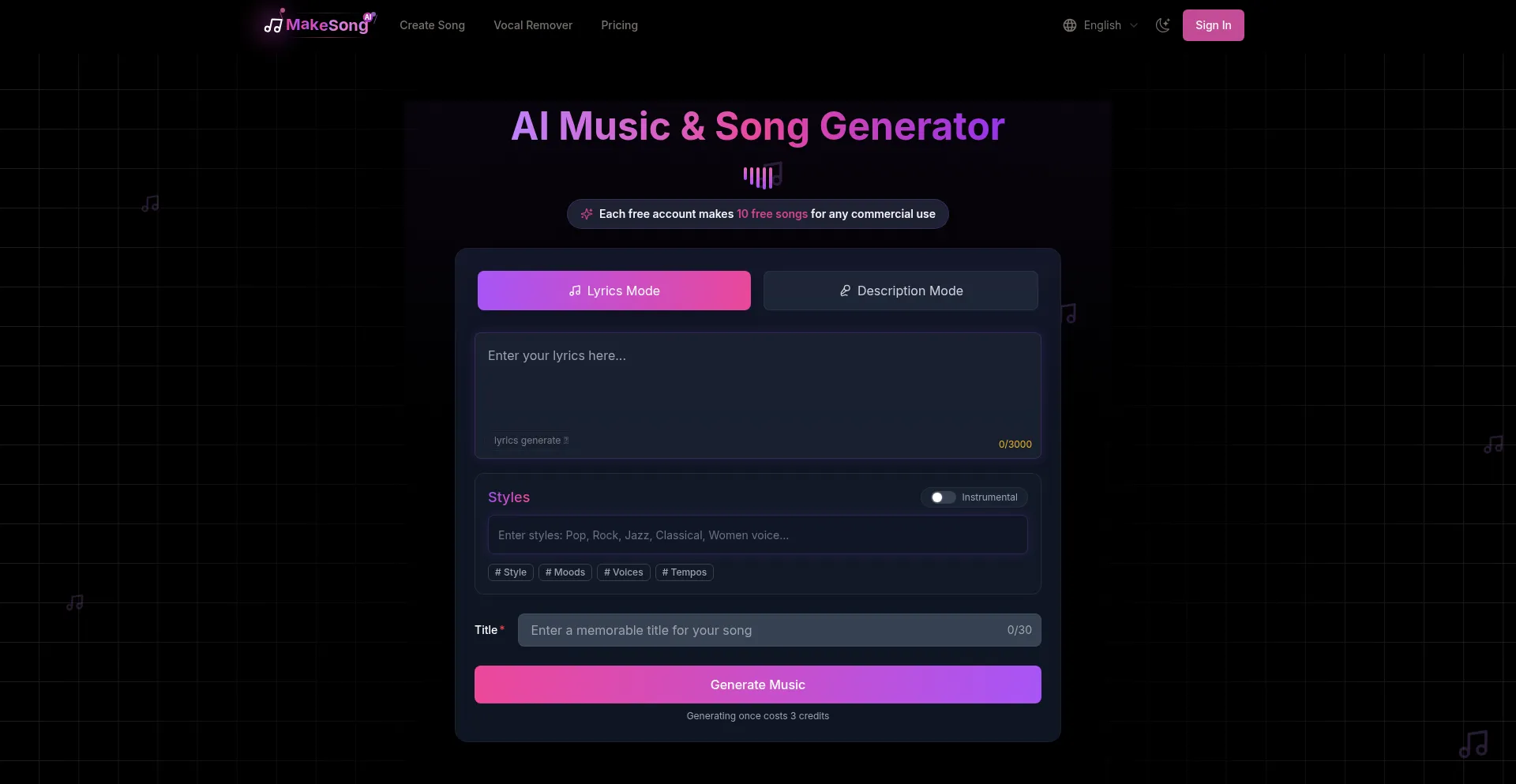 Makesong.com