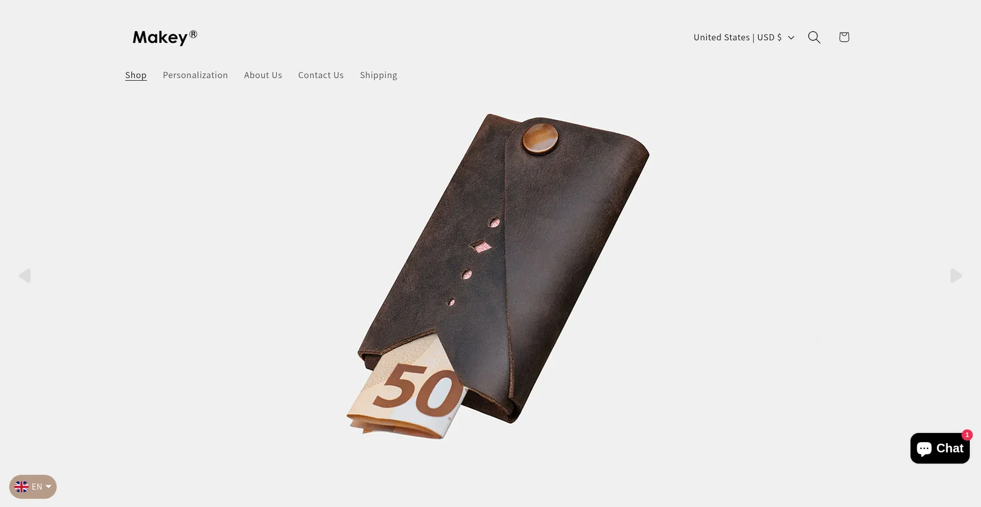 Website screenshot of Makey.eu