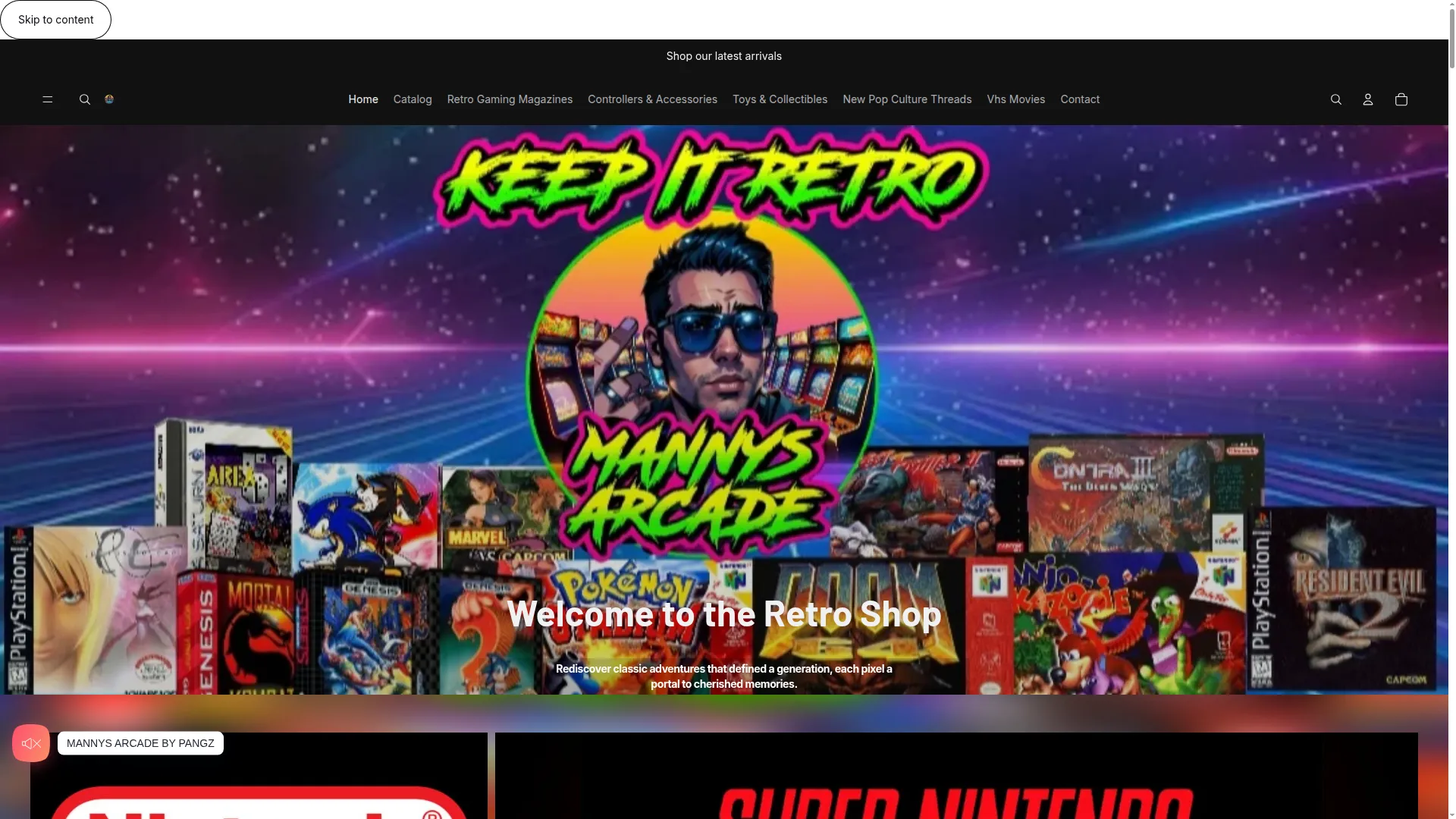 Mannysarcade.com