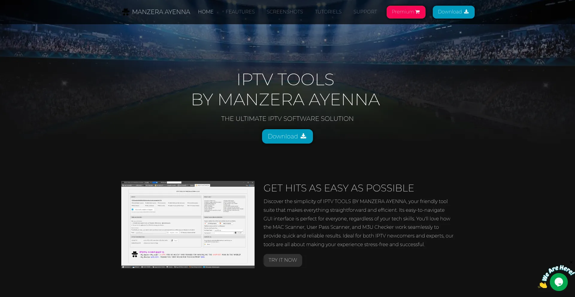 Website screenshot of Manzeraayenna.com