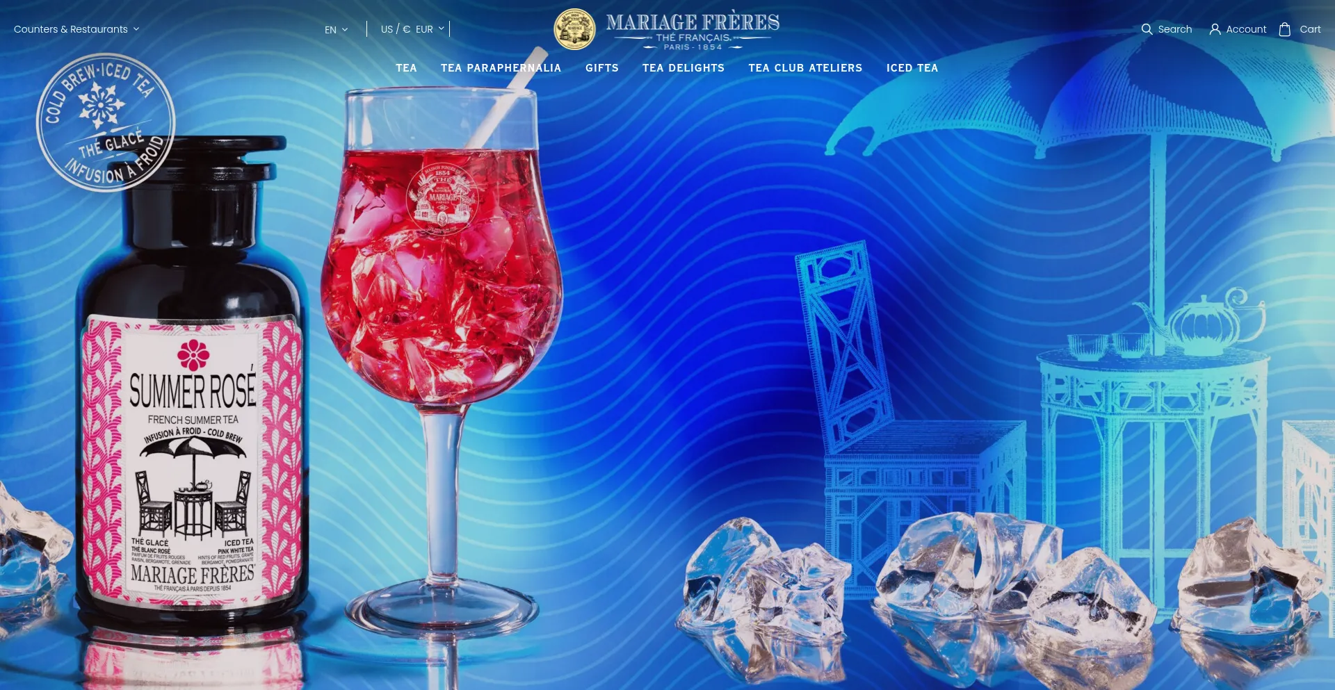 Website screenshot of Mariagefreres.com